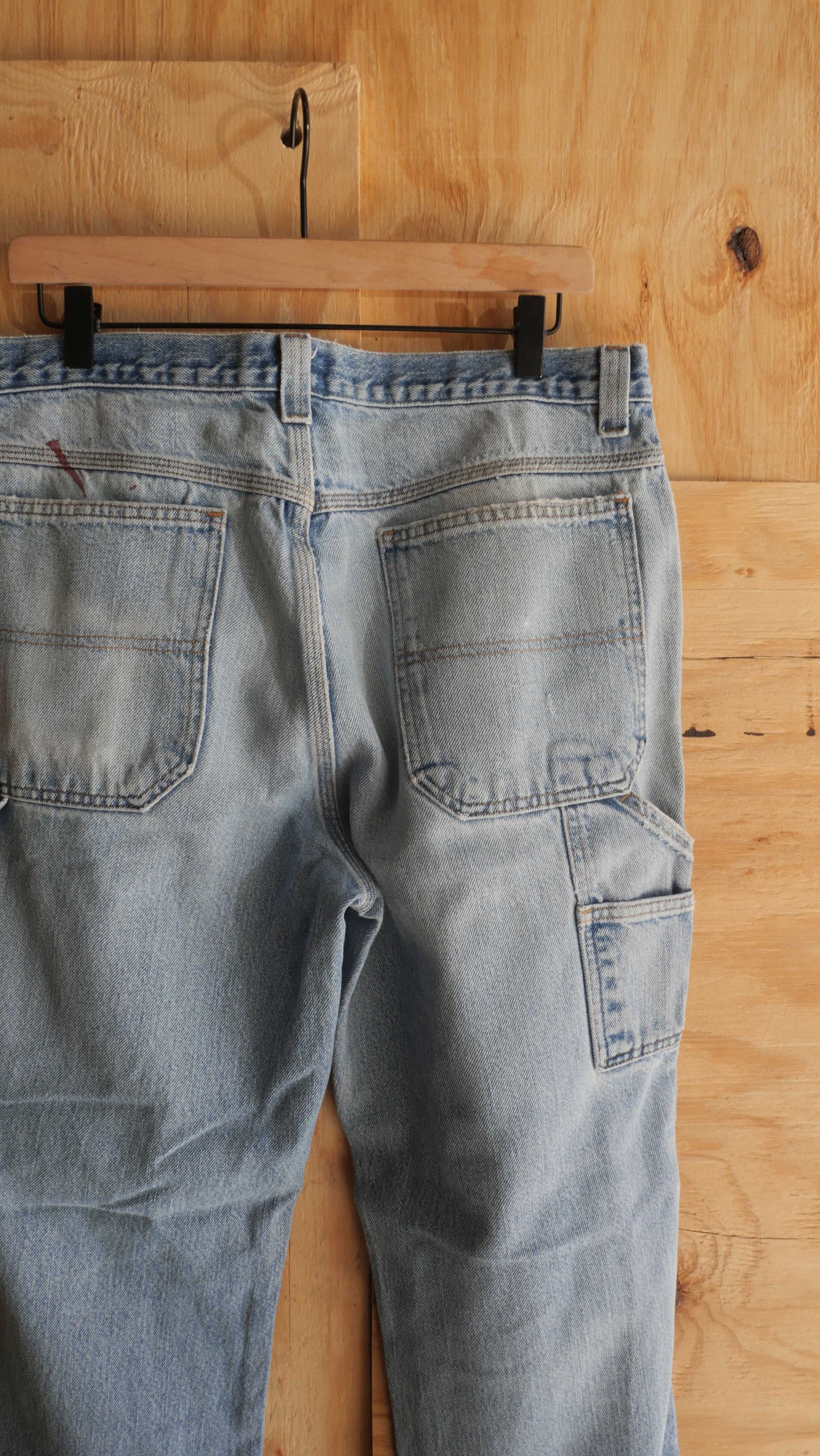 1990s Distressed Carpenter Denim | 34