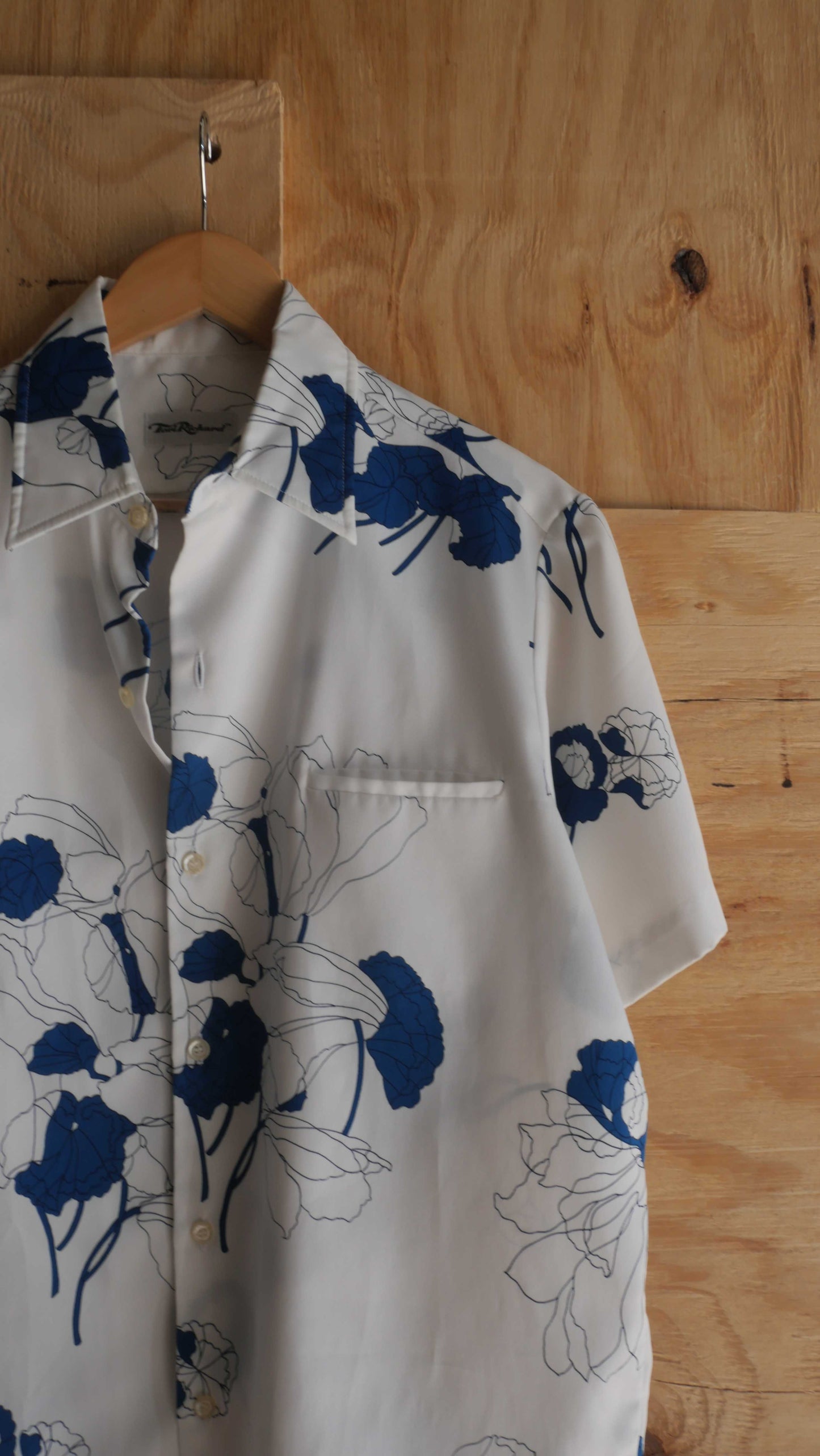 1970s Polyester Hawaiian Shirt | L