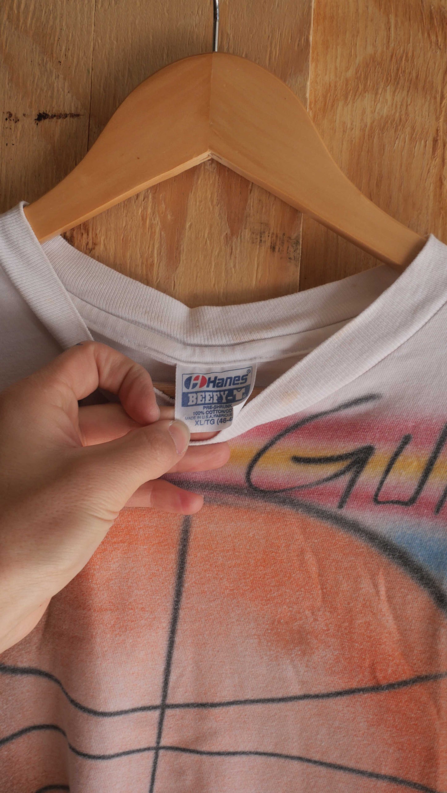 1990s Airbrushed Basketball Tee | L