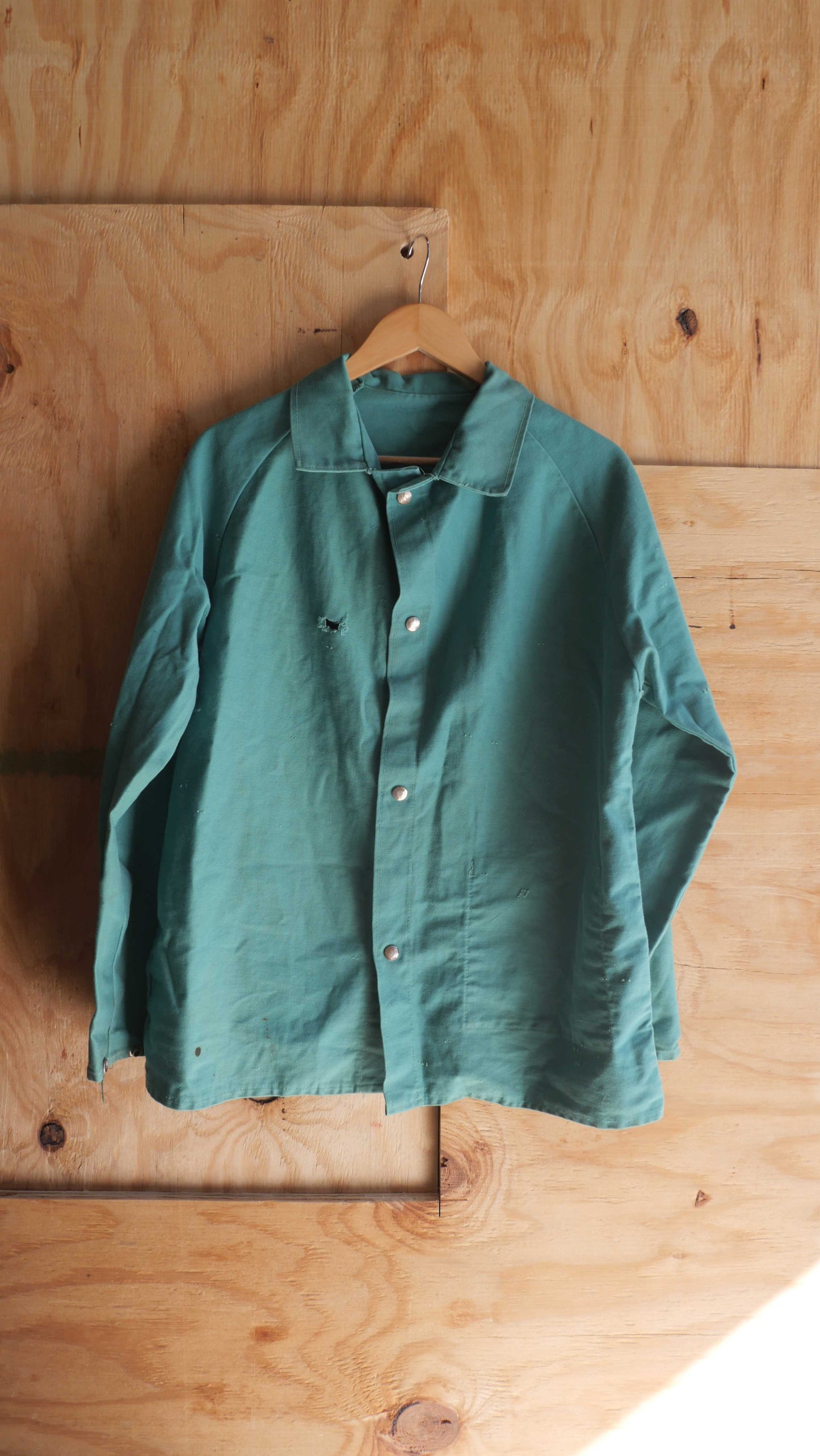 1970s Teal Work Jacket | L
