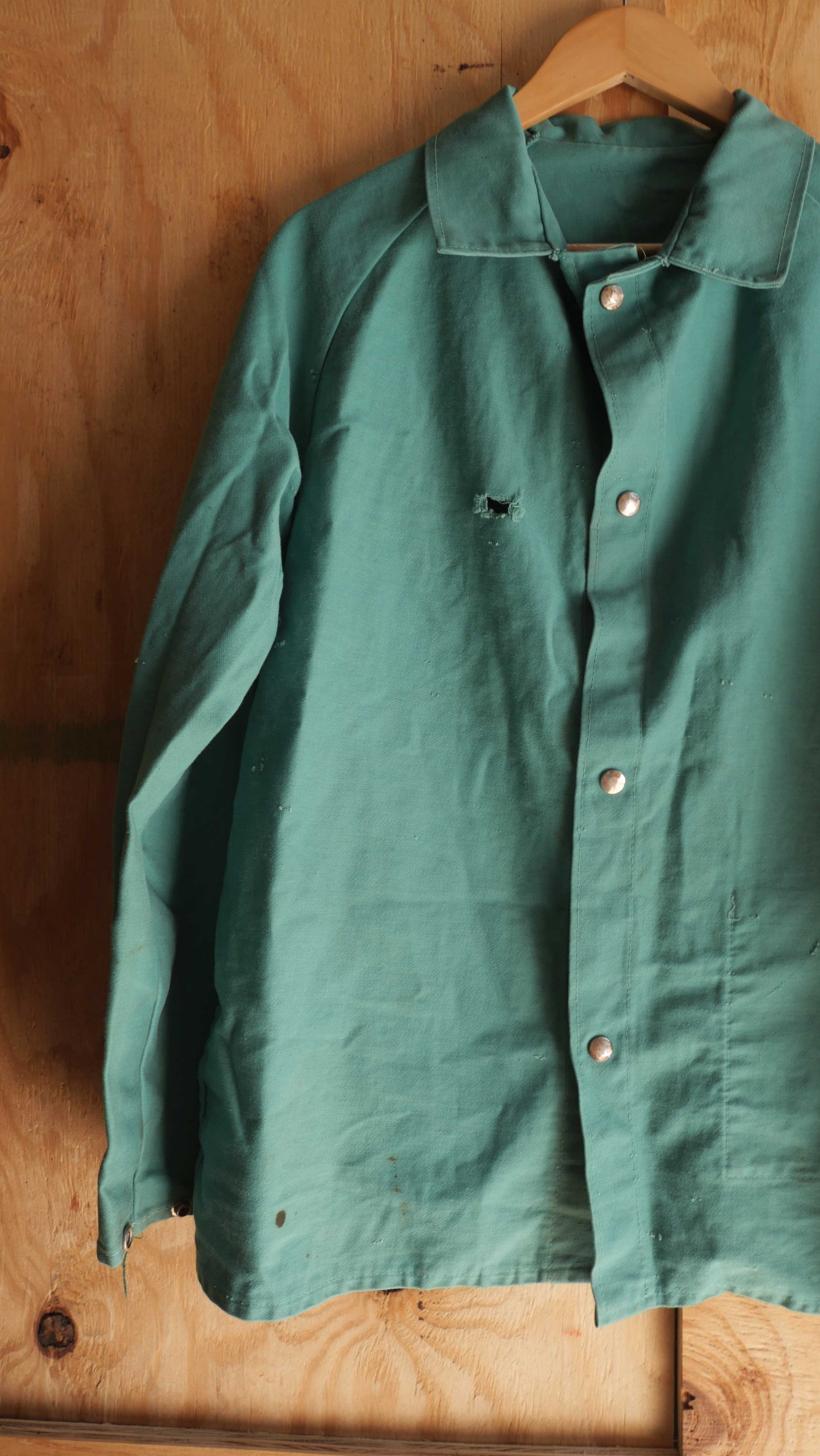 1970s Teal Work Jacket | L