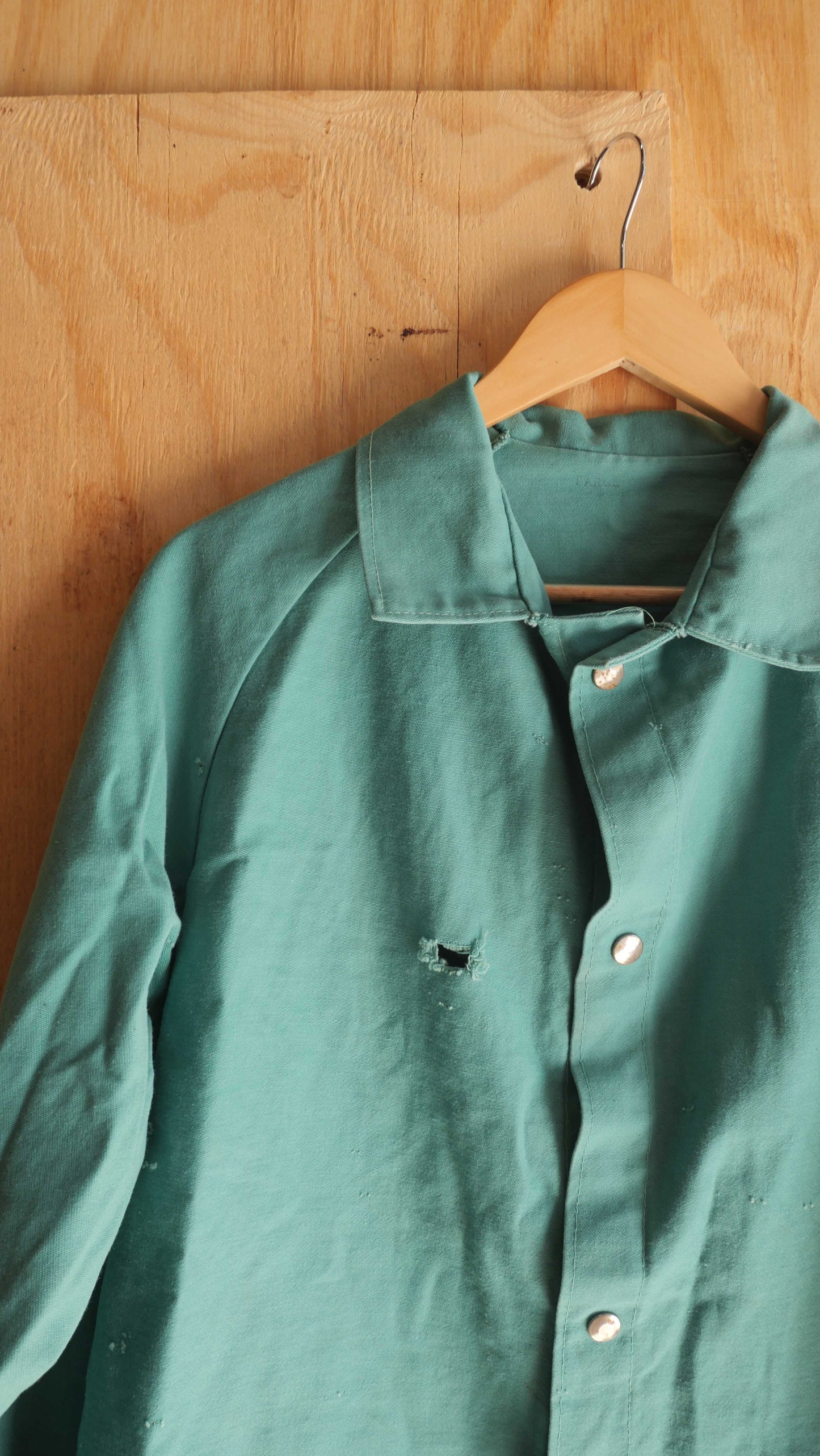 1970s Teal Work Jacket | L
