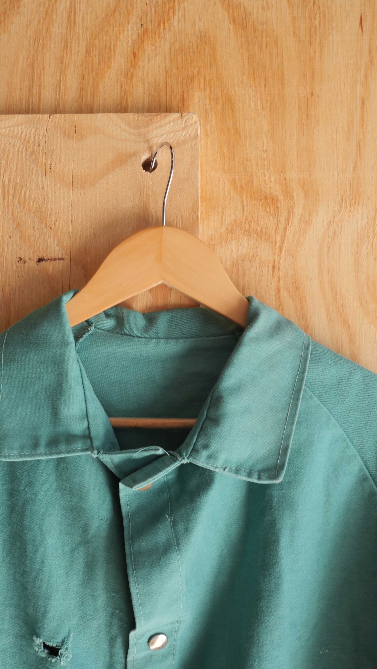 1970s Teal Work Jacket | L