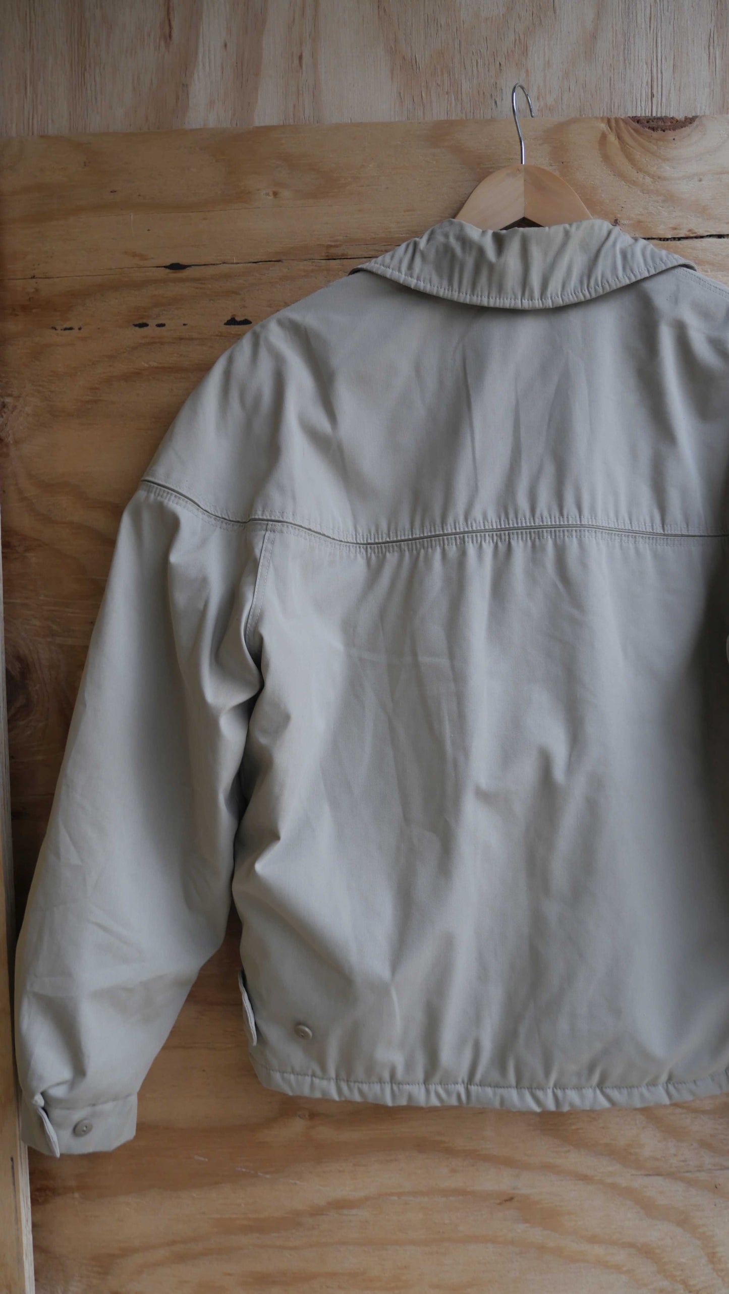 1970s Tan Boxy Jacket | L