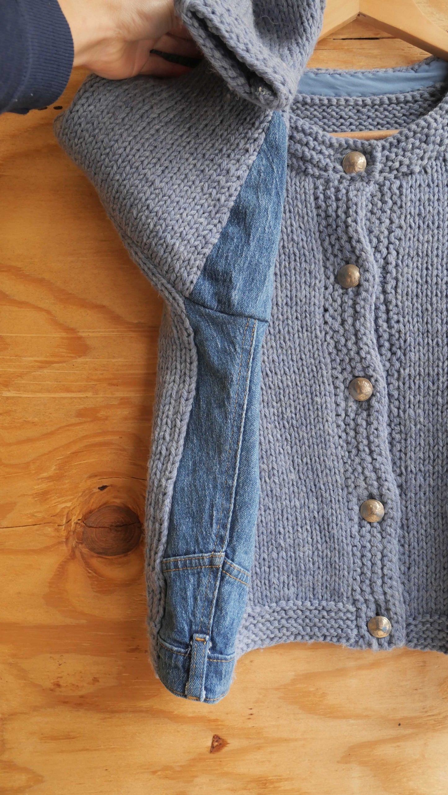 1990s Altered Knit Cardigan | S