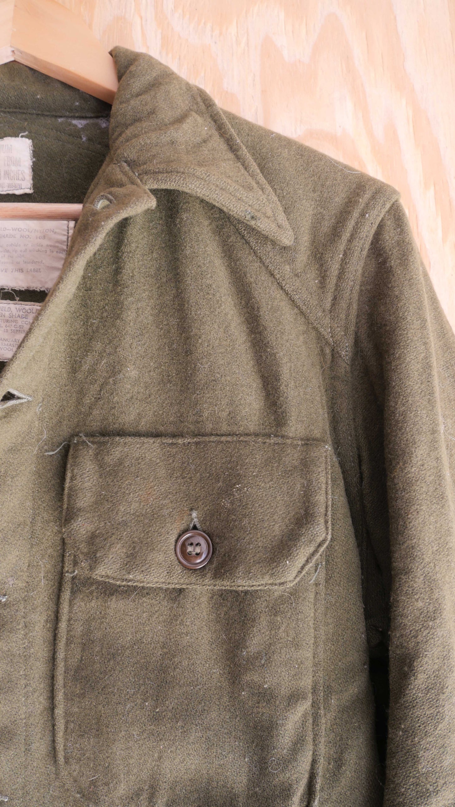1960s Wool Military Fleece | L