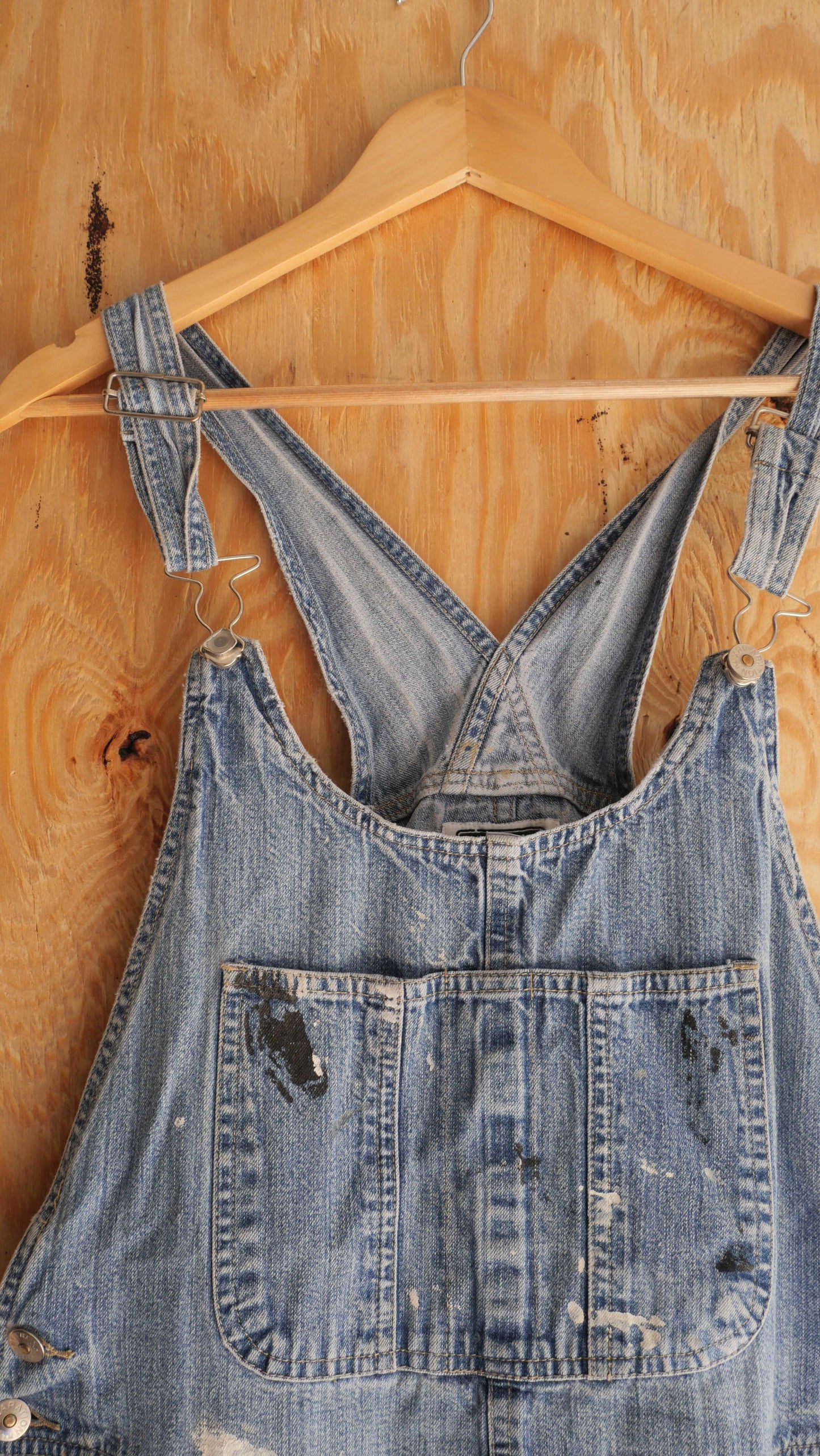 1990s Painted Overall Capris | 36
