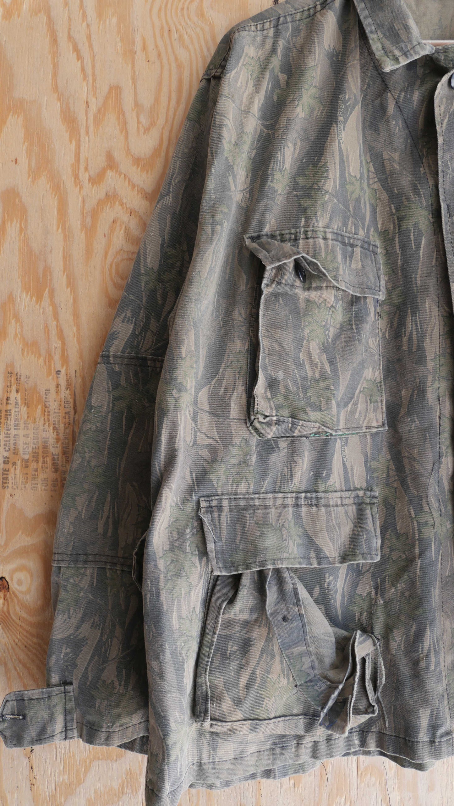 1990s Camo Chore Jacket | XL