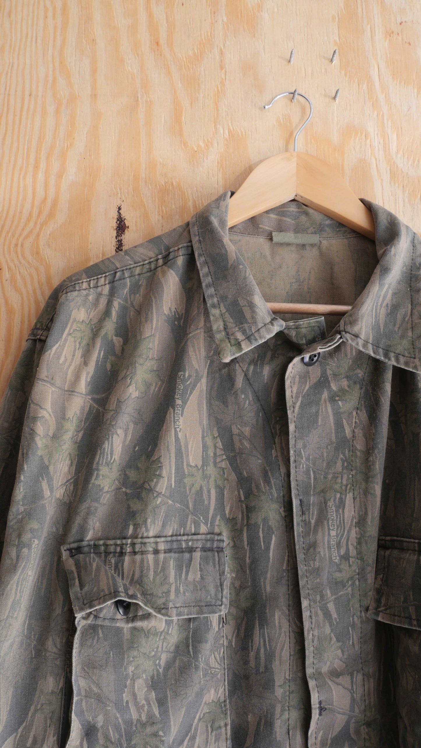 1990s Camo Chore Jacket | XL