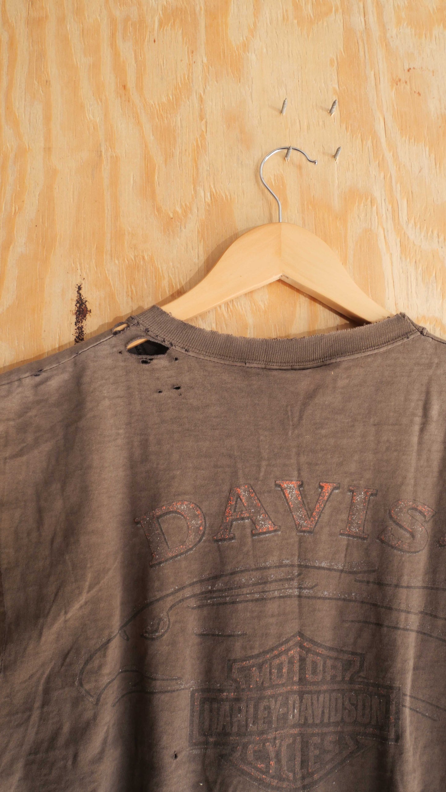 1990s Faded Harley Cut Off | L