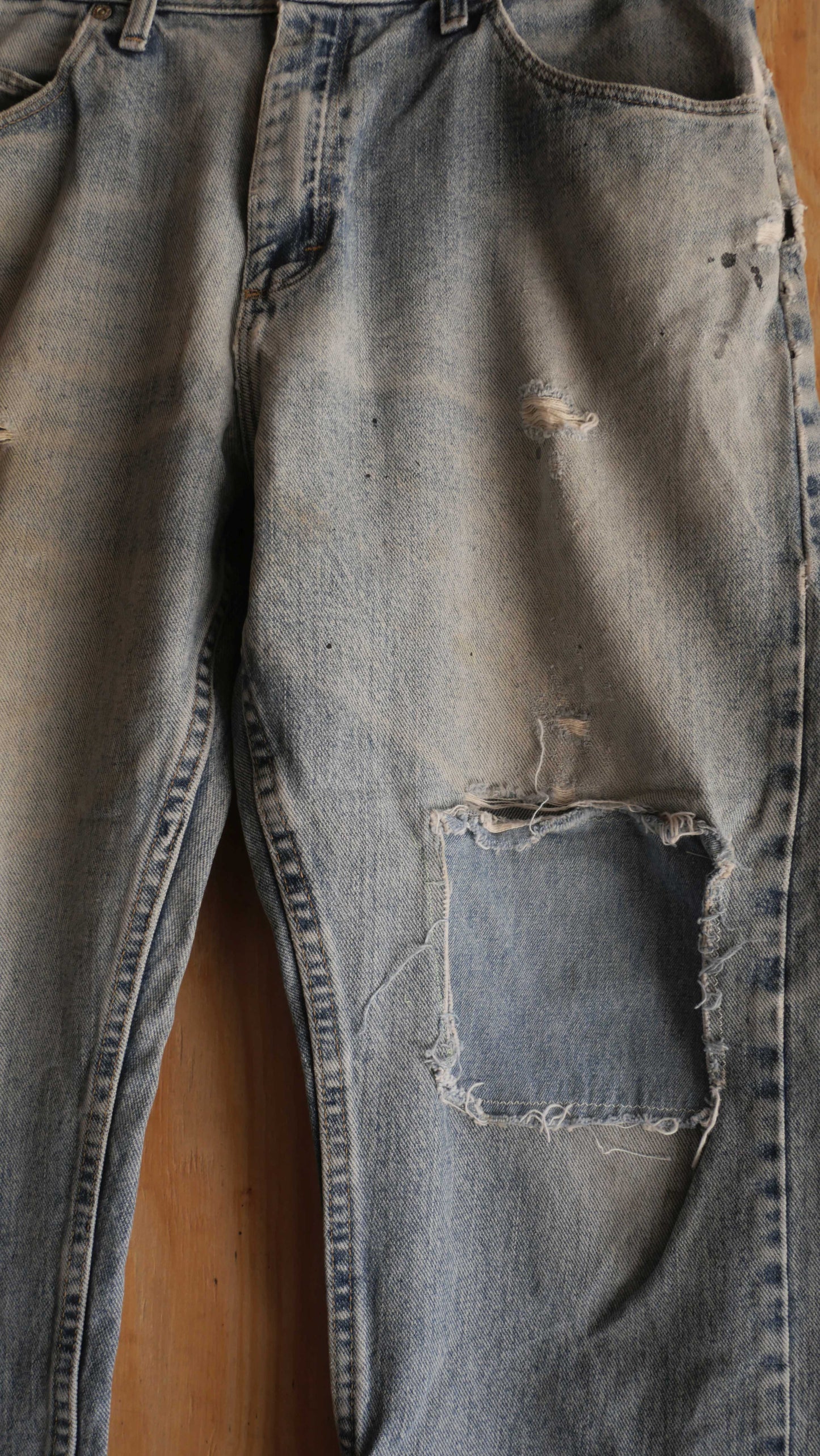2000s Patched Wrangler Denim | 34