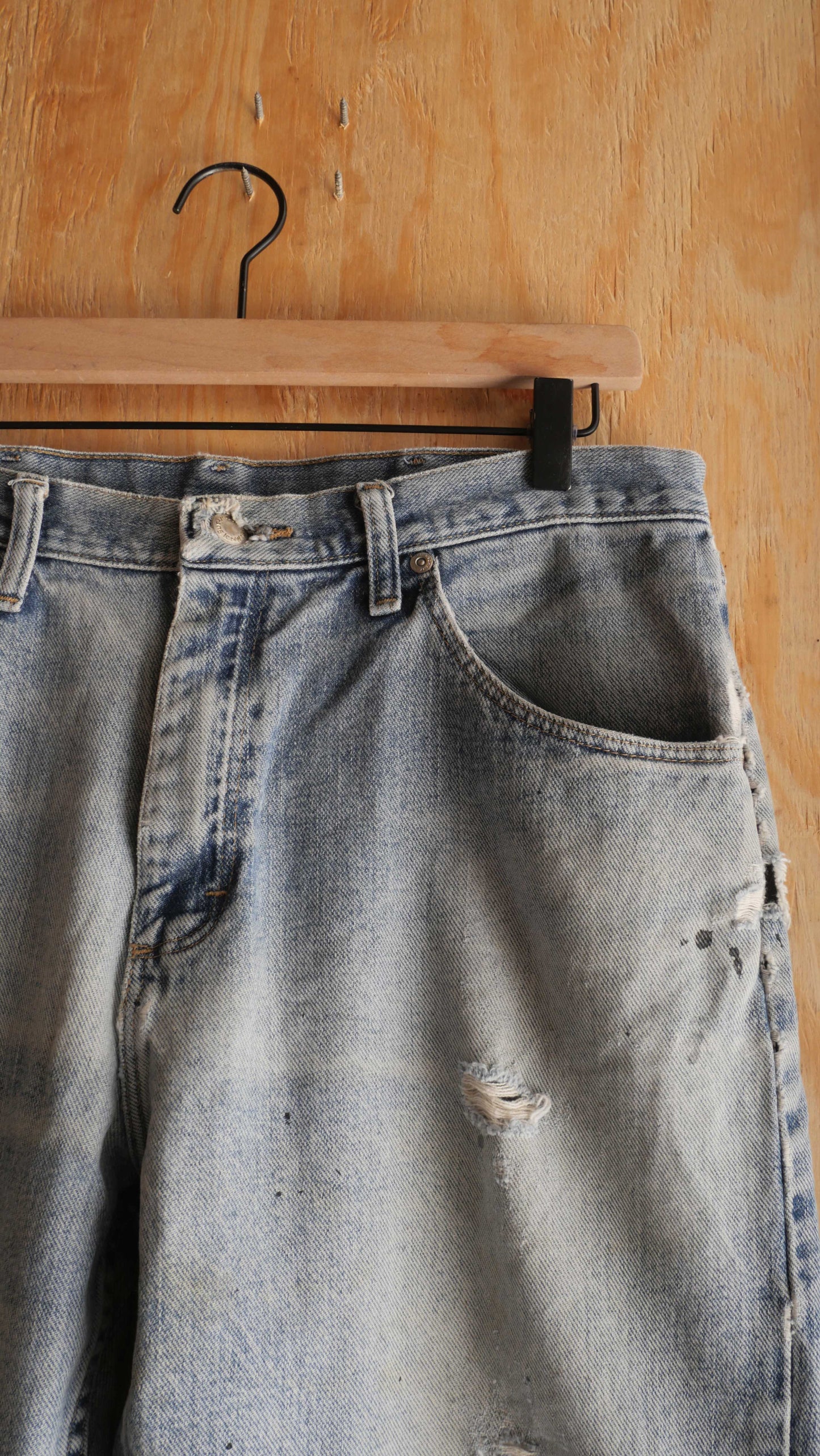 2000s Patched Wrangler Denim | 34