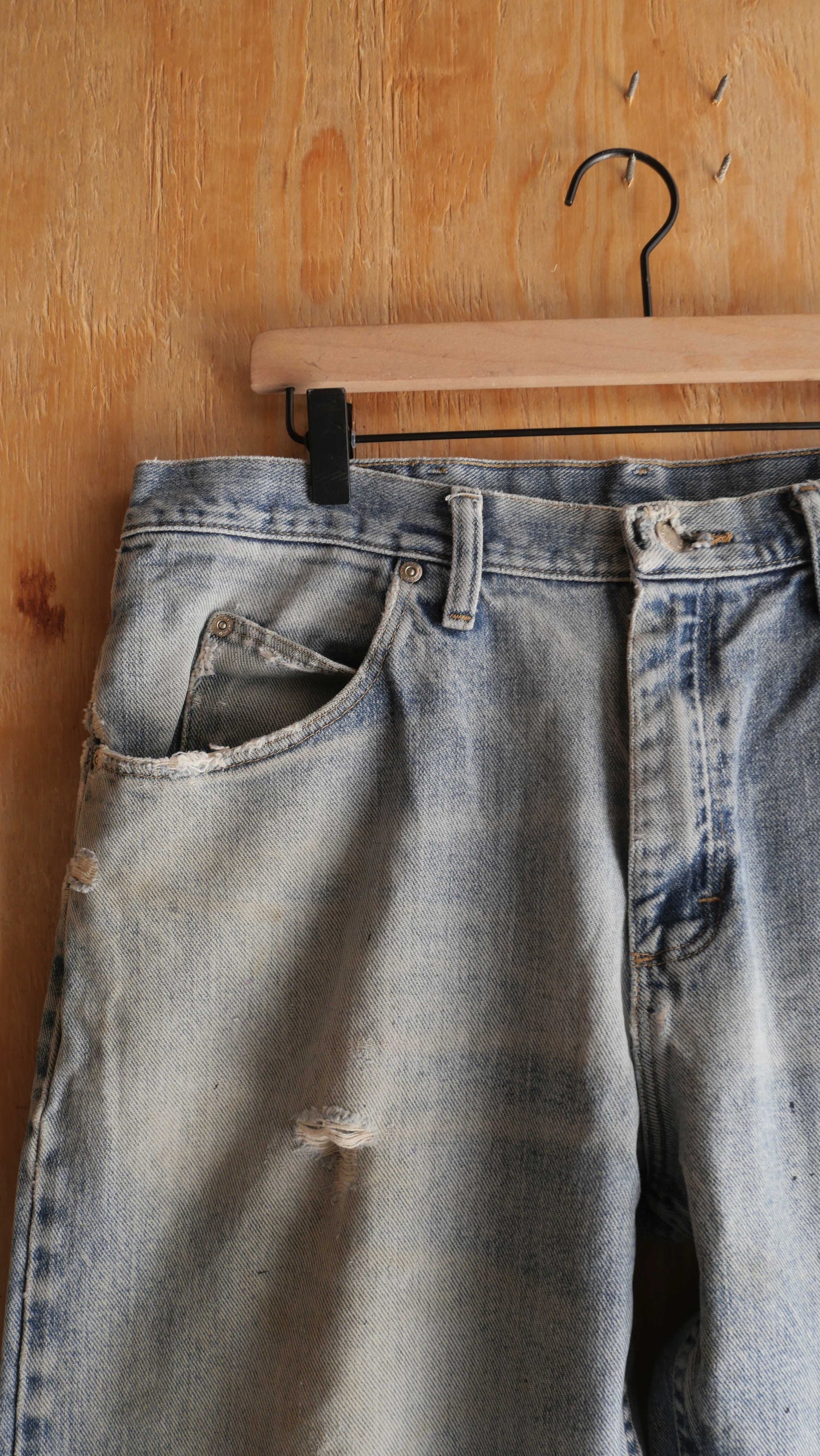 2000s Patched Wrangler Denim | 34