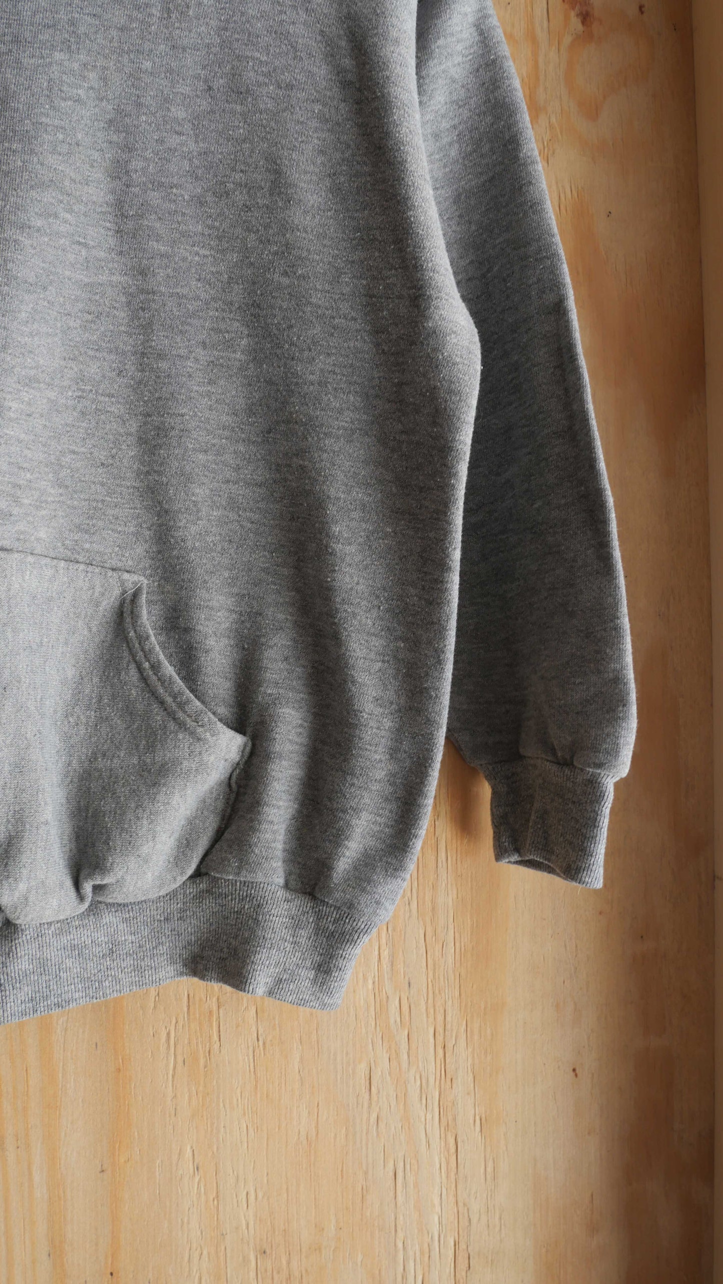 1970s Gray Hoodie | S