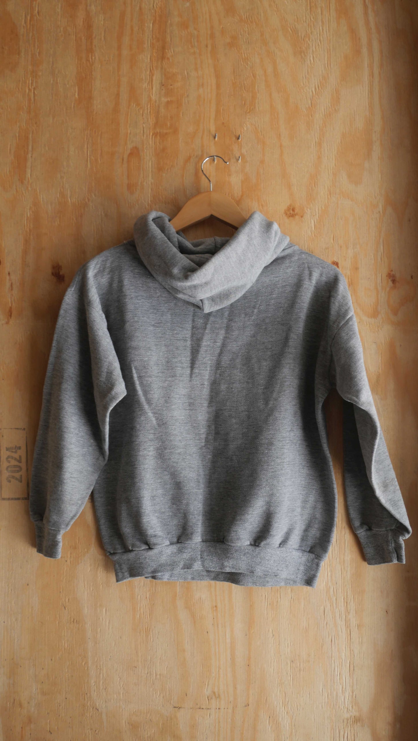 1970s Gray Hoodie | S