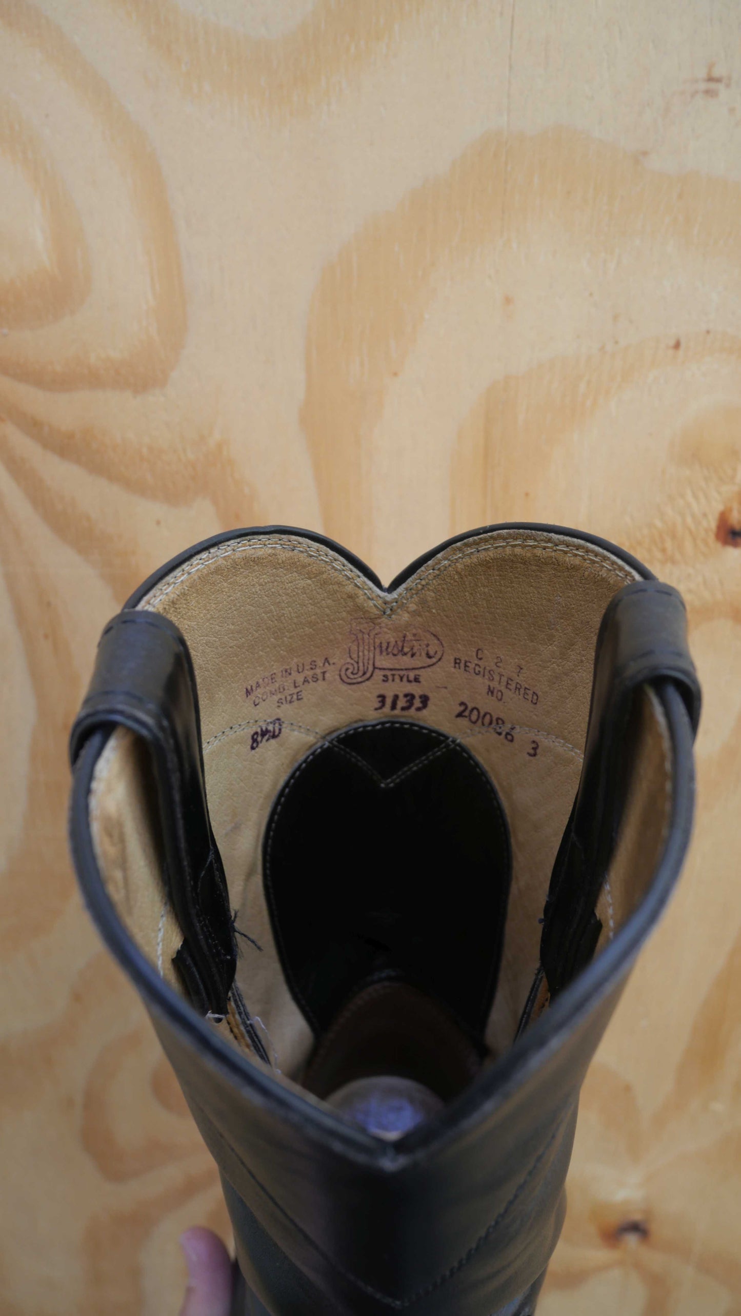 1980s Justin Cowboy Boots | 8.5