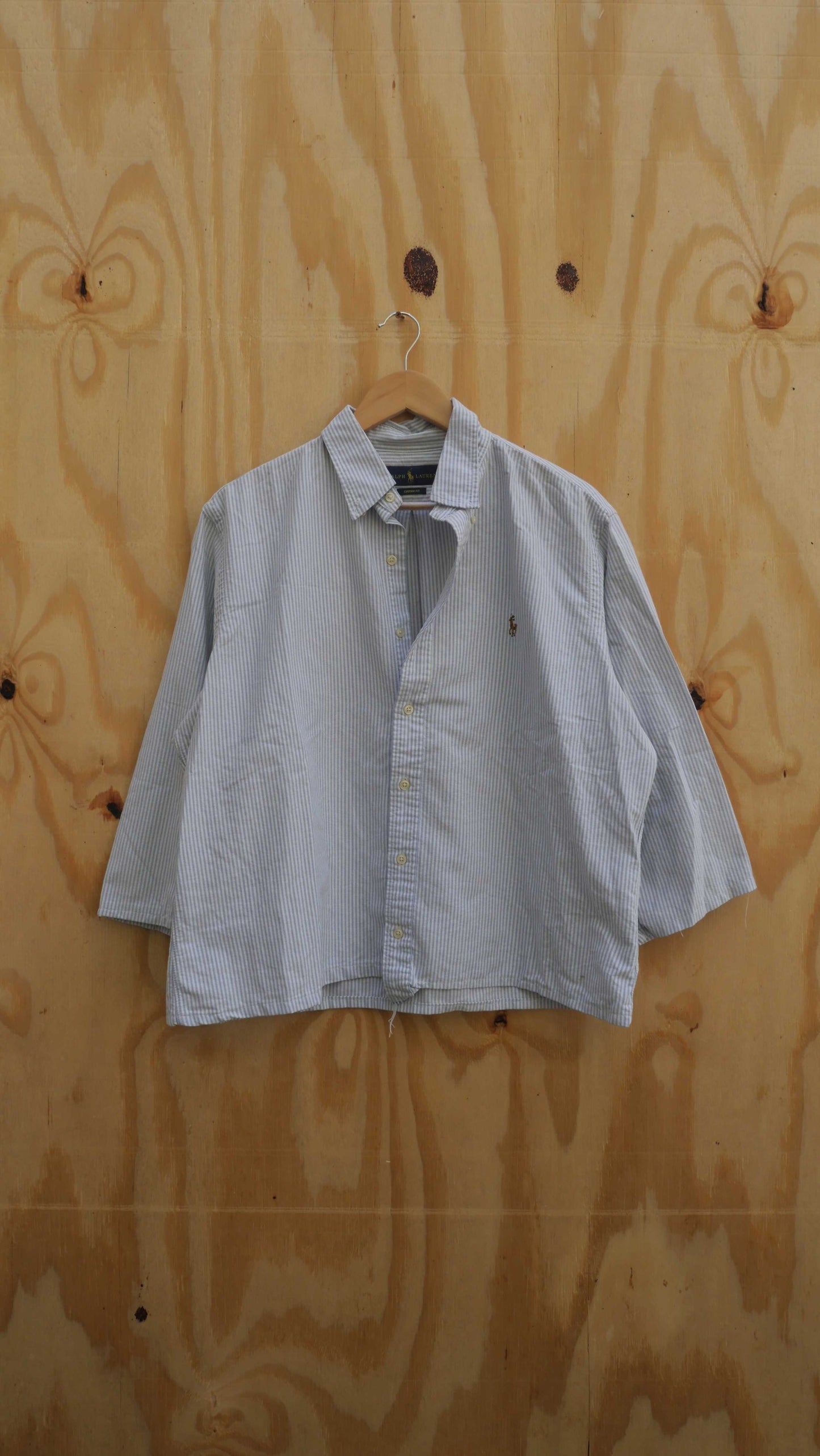 2000s Cropped Polo Shirt | L