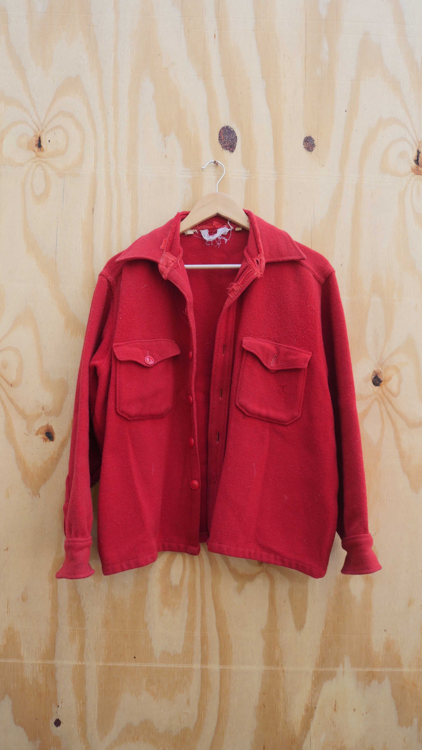 1960s Wool Shirt | L