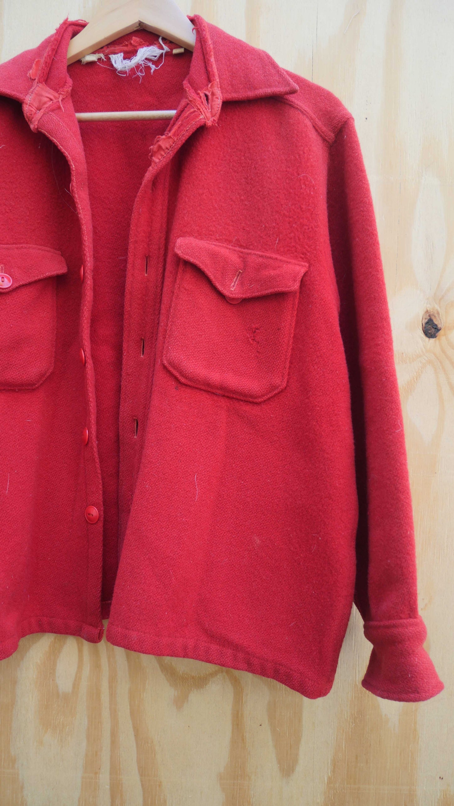 1960s Wool Shirt | L