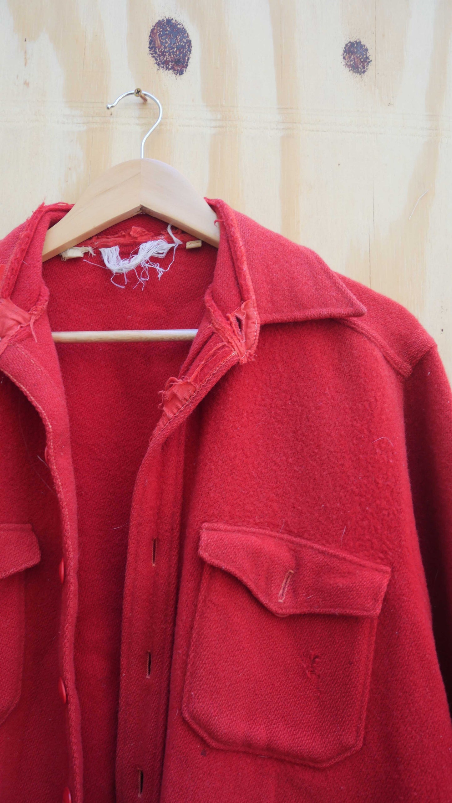 1960s Wool Shirt | L