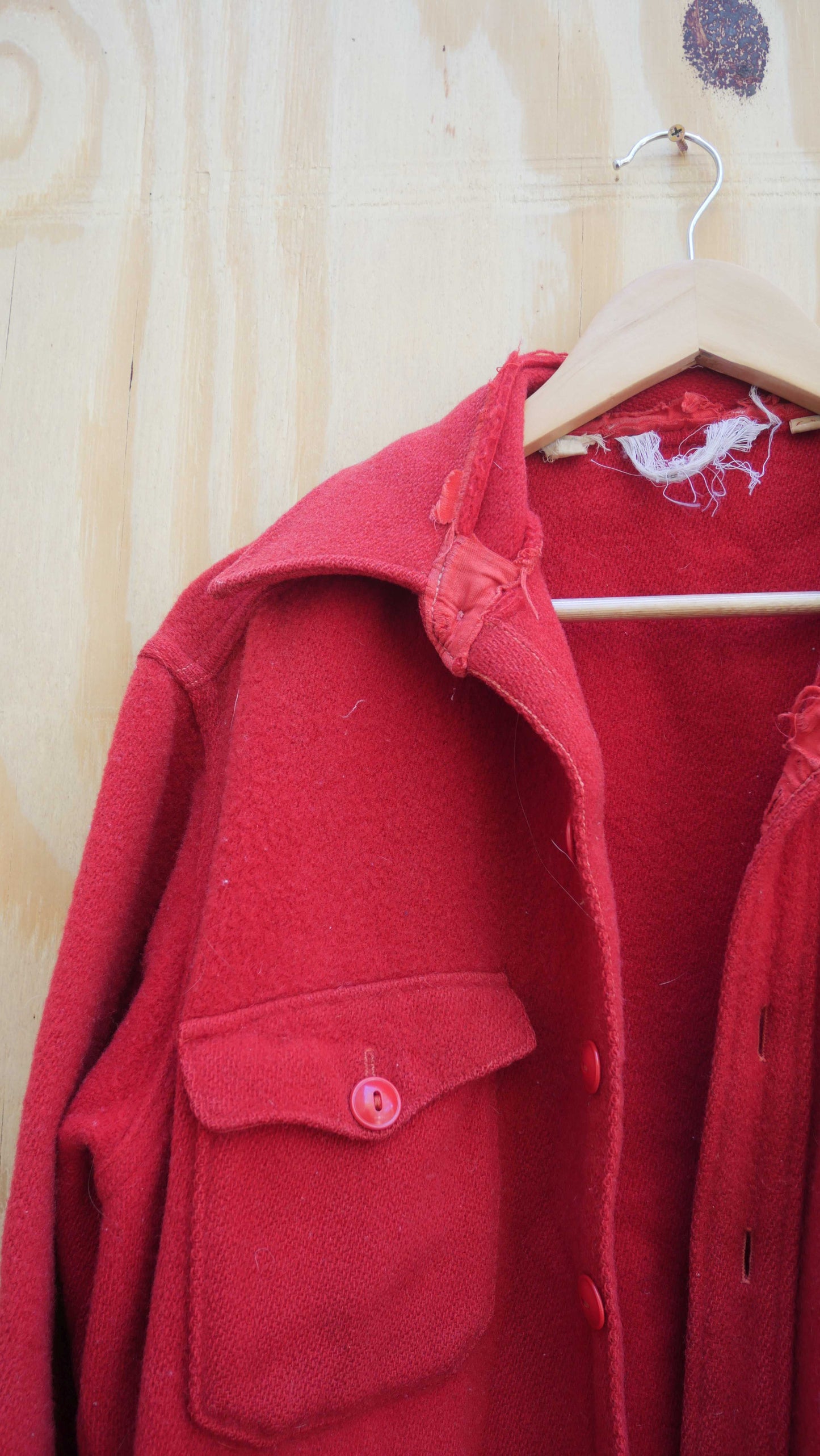 1960s Wool Shirt | L