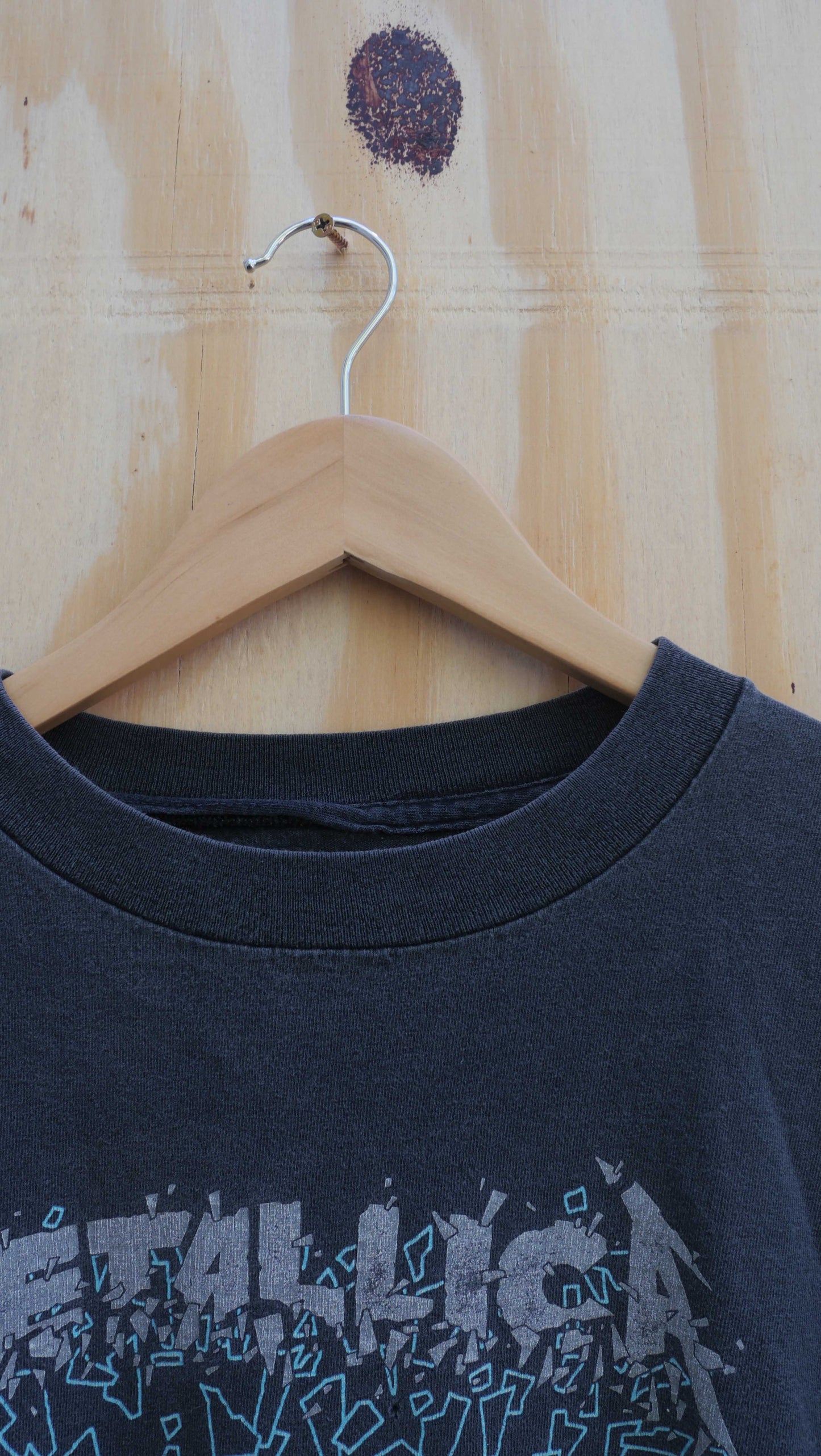 1990s Faded + Repaired Metallica Tee | L