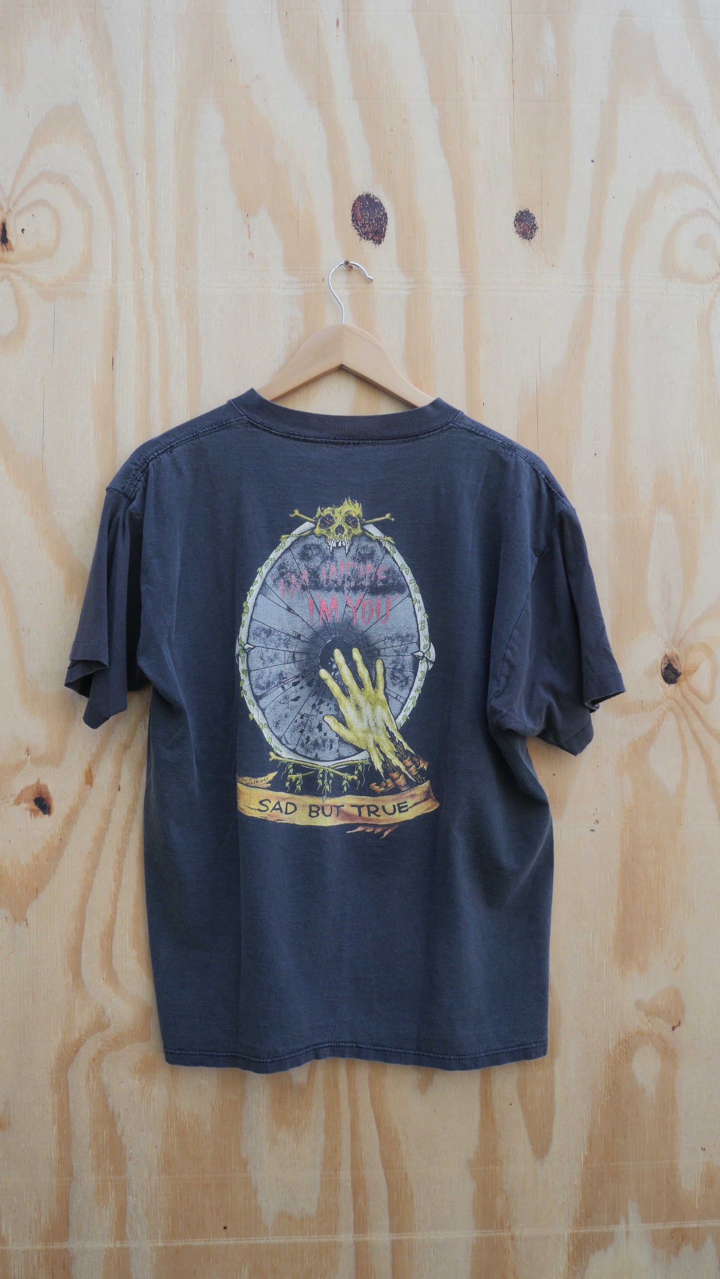1990s Faded + Repaired Metallica Tee | L