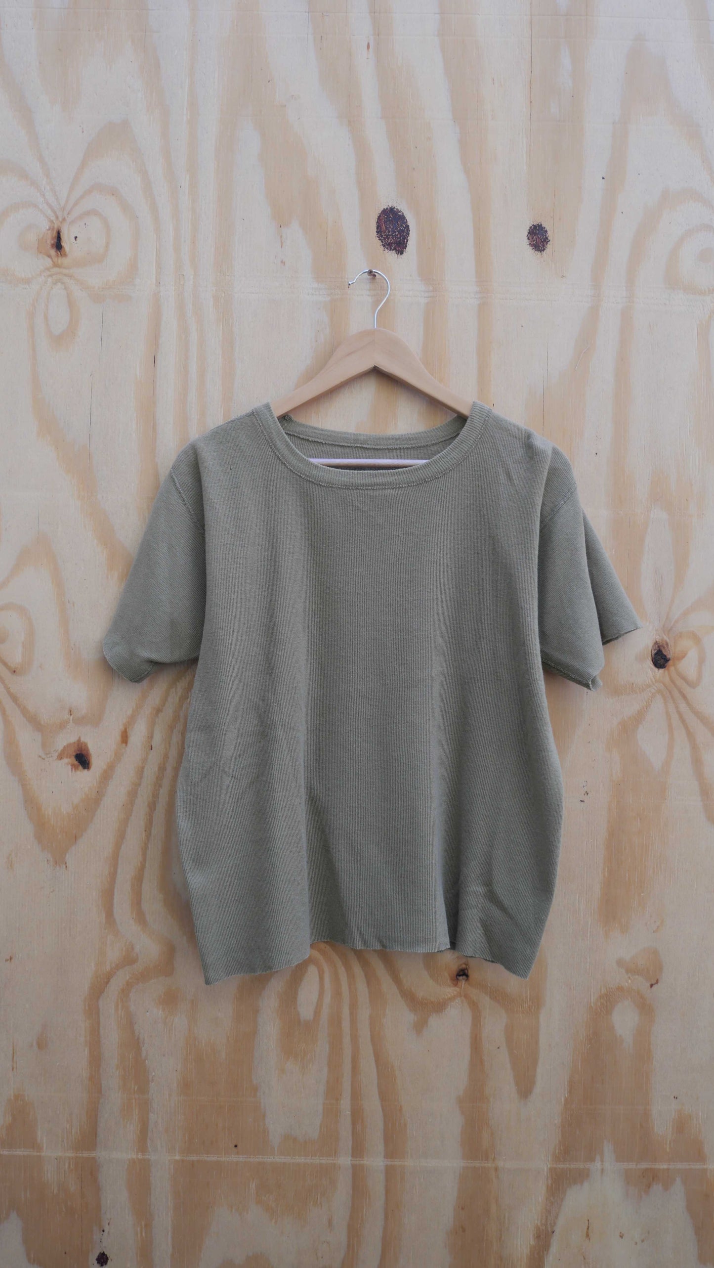 1970s Knit Army Shirt | M