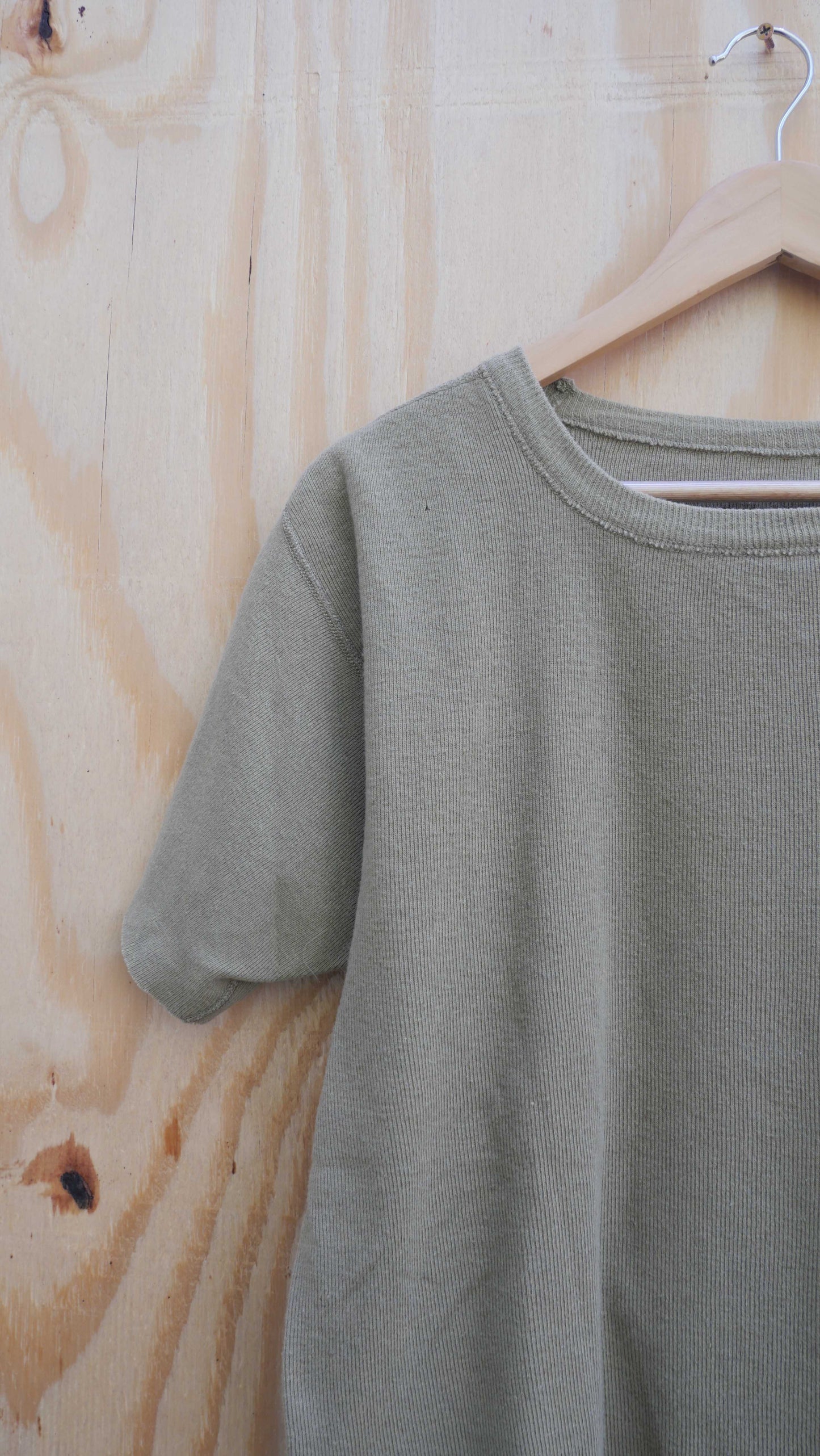 1970s Knit Army Shirt | M