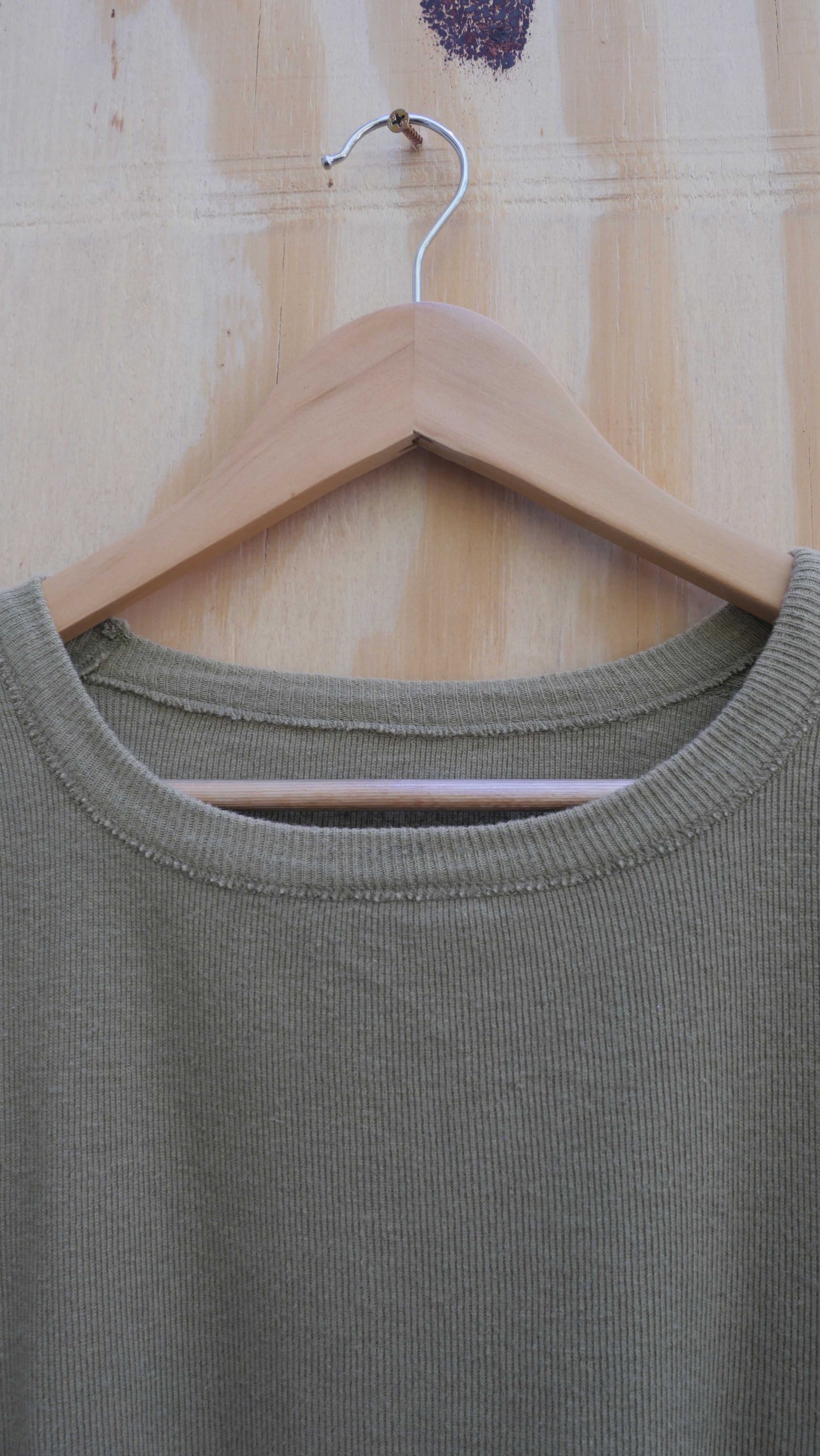 1970s Knit Army Shirt | M