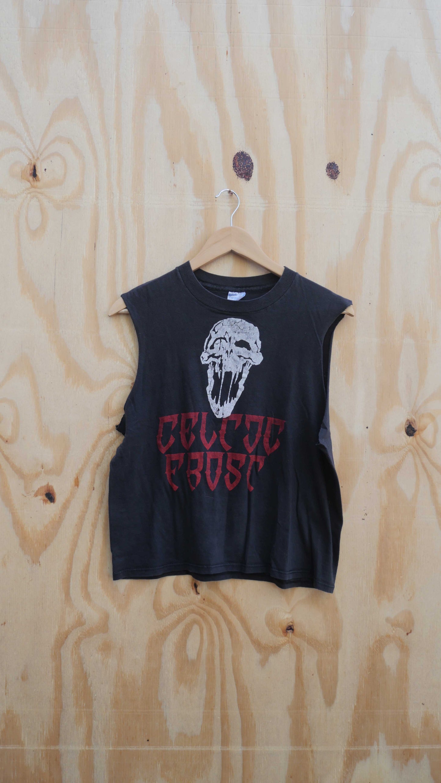 1980s Metal Cut Off Tee | M
