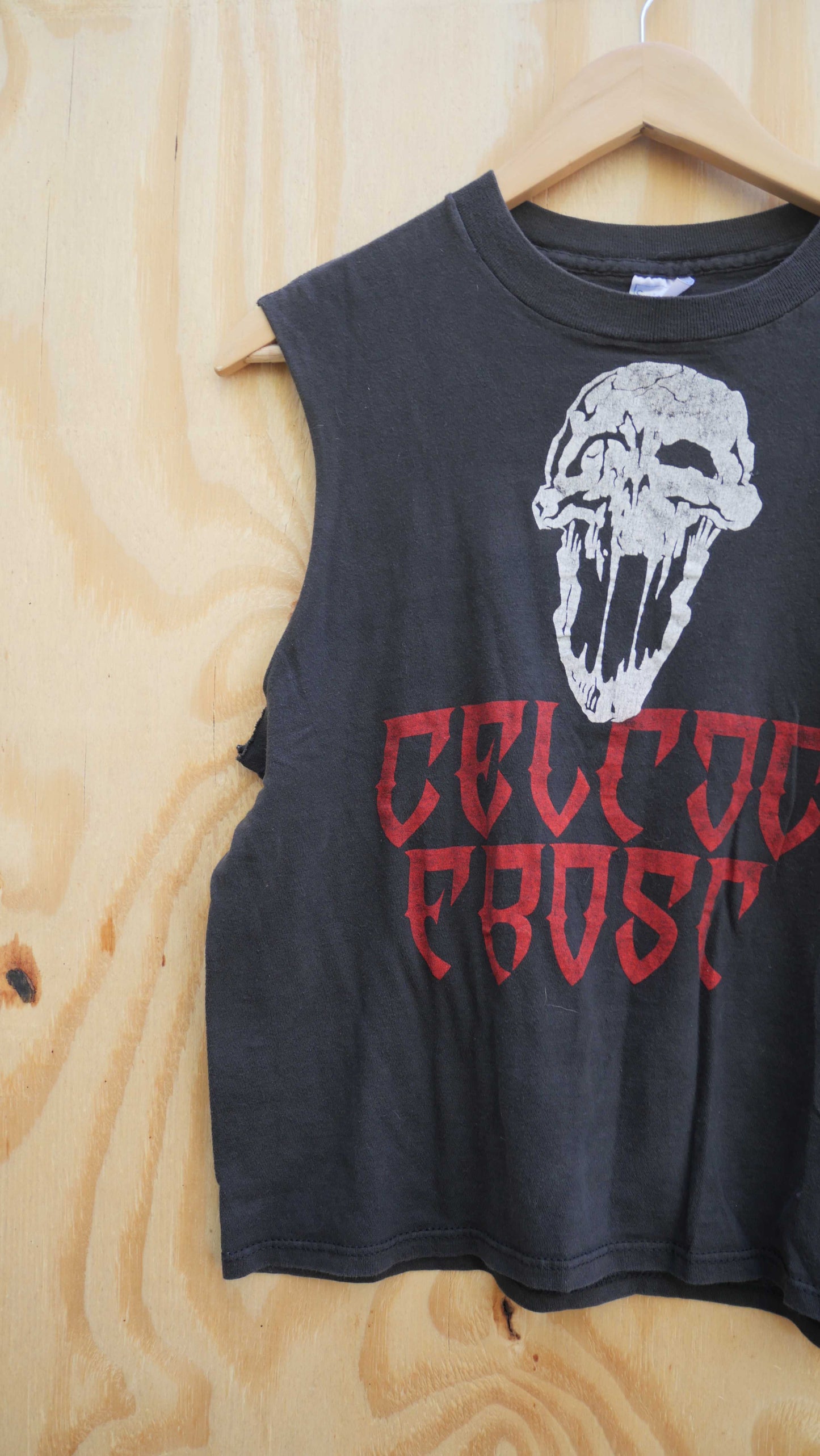 1980s Metal Cut Off Tee | M
