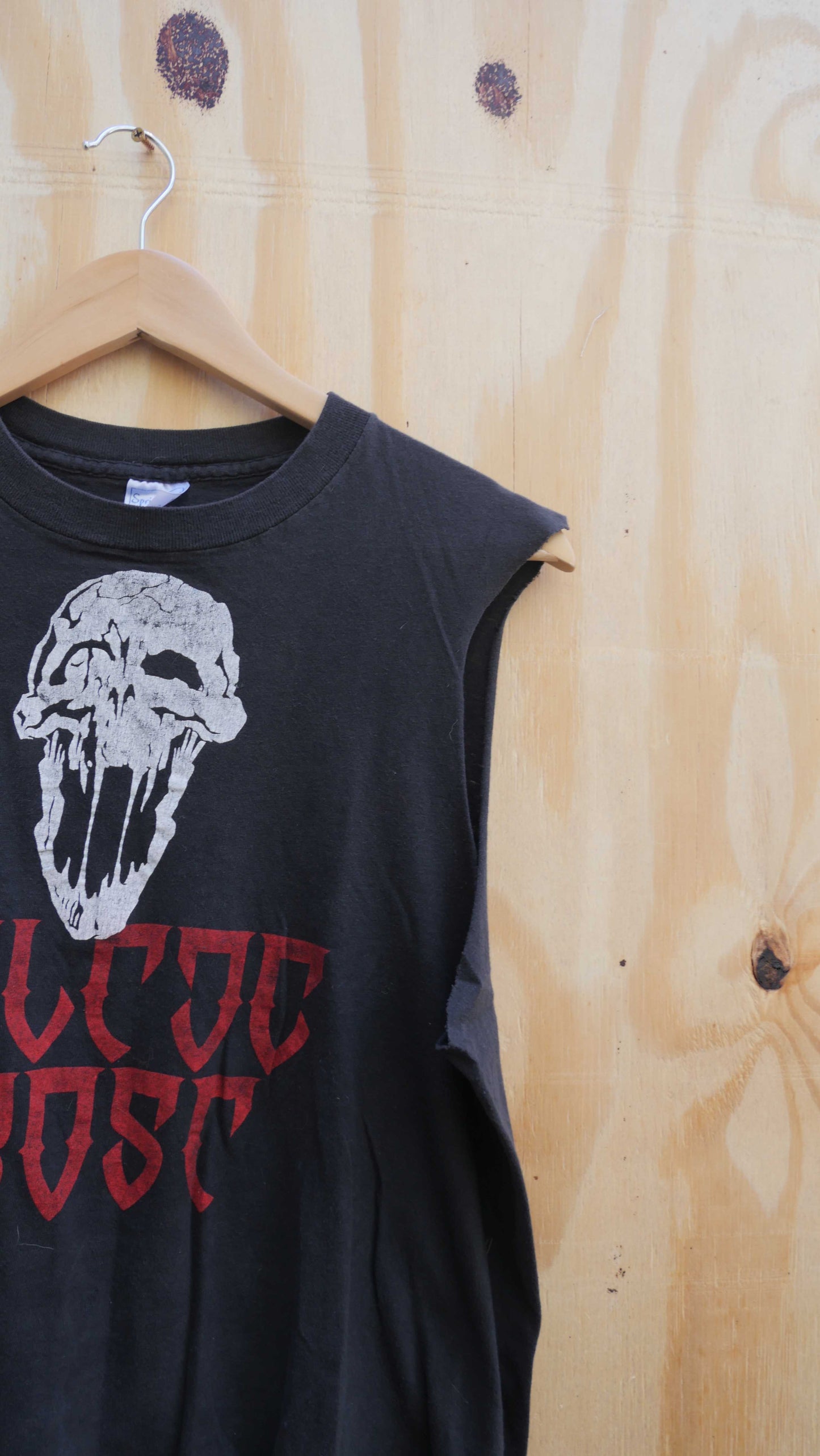 1980s Metal Cut Off Tee | M