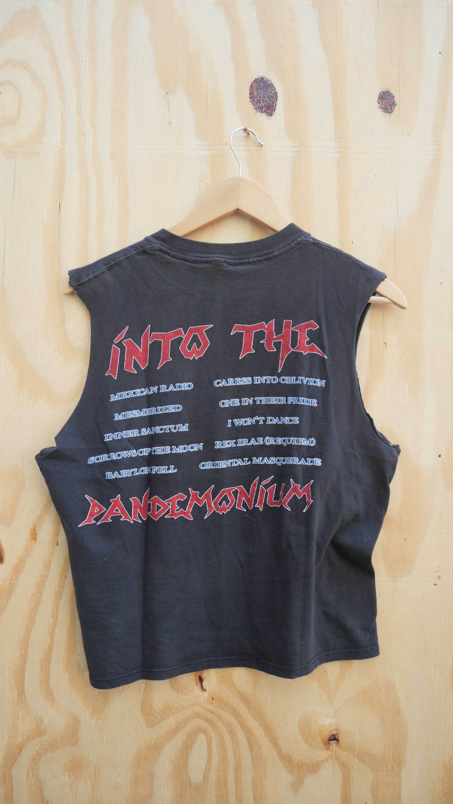 1980s Metal Cut Off Tee | M