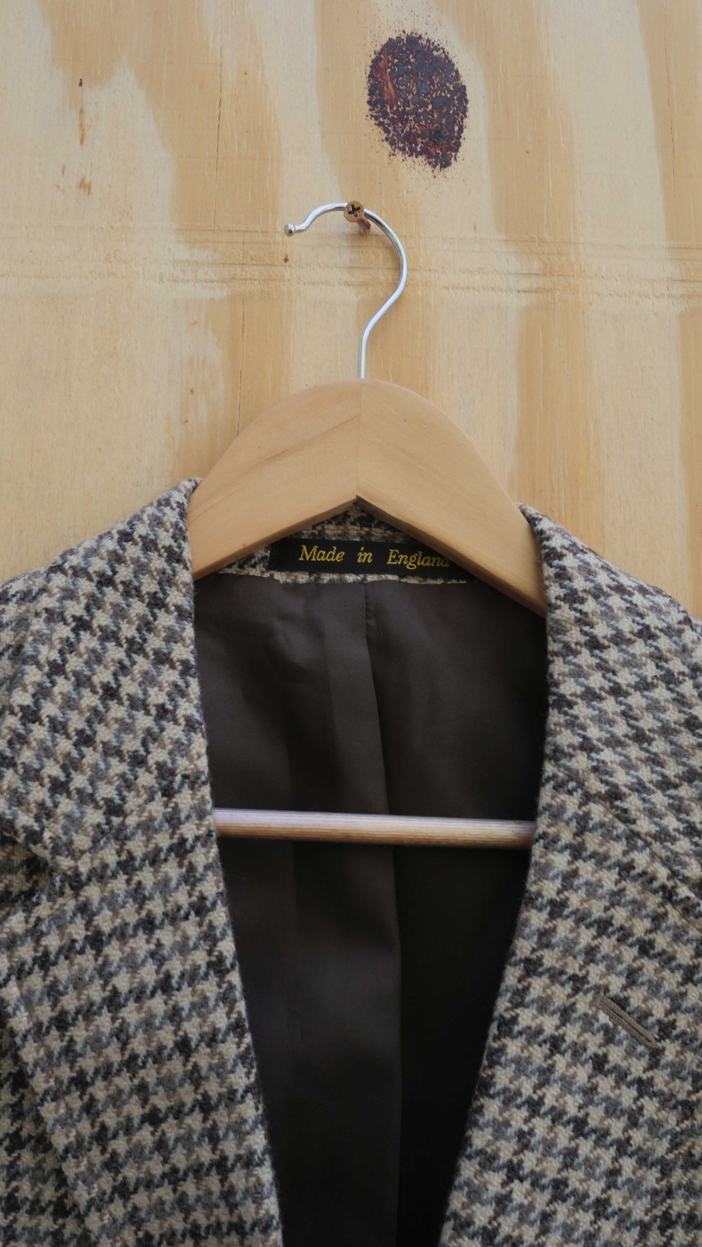 1970s Houndstooth Blazer | M