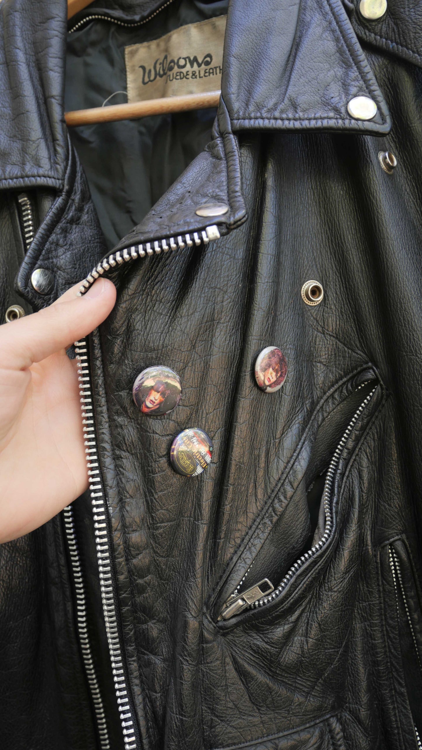 1980s Leather Biker Jacket | L