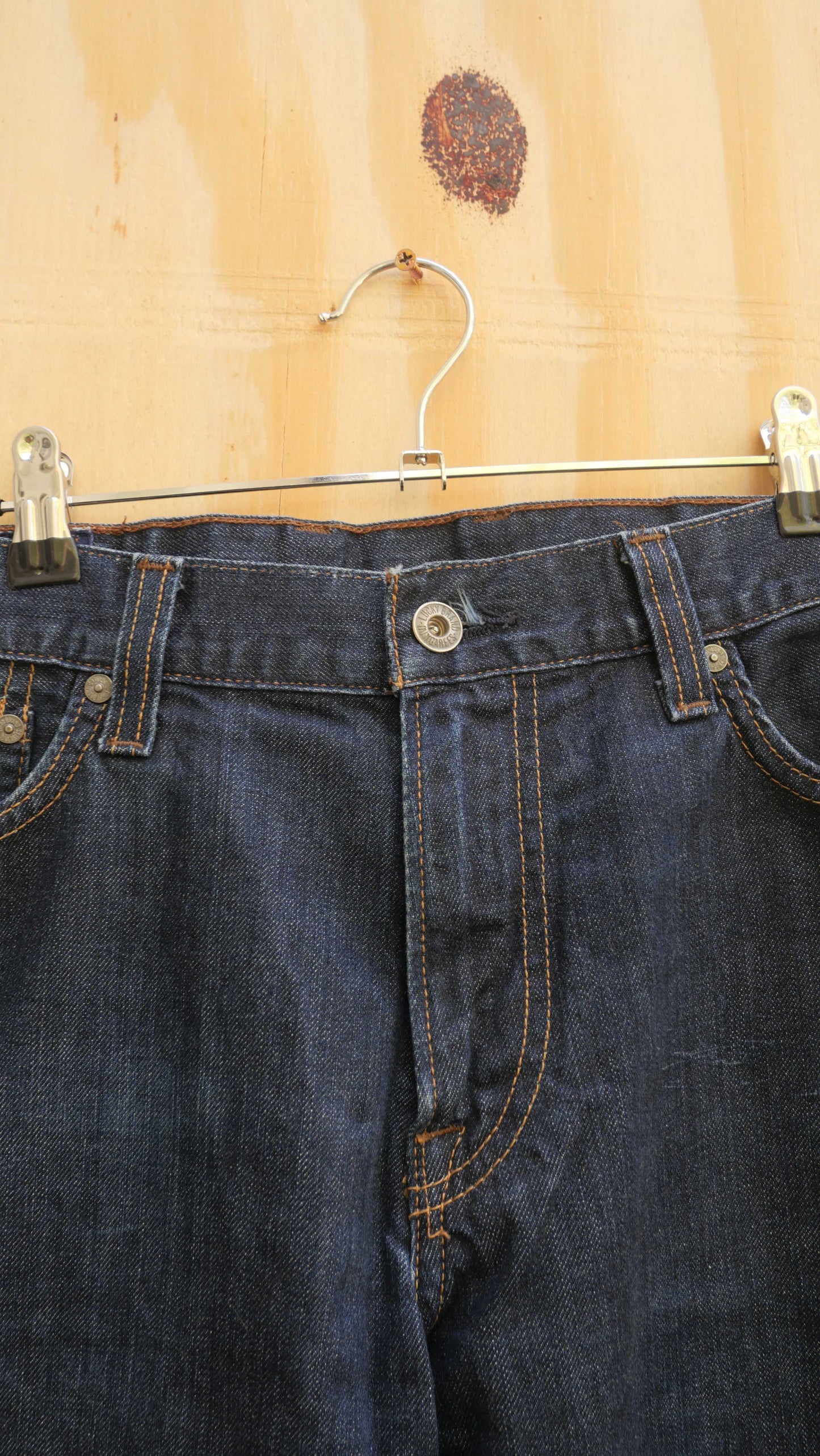 2000s Dark Wash Boot Cut Jeans | 33