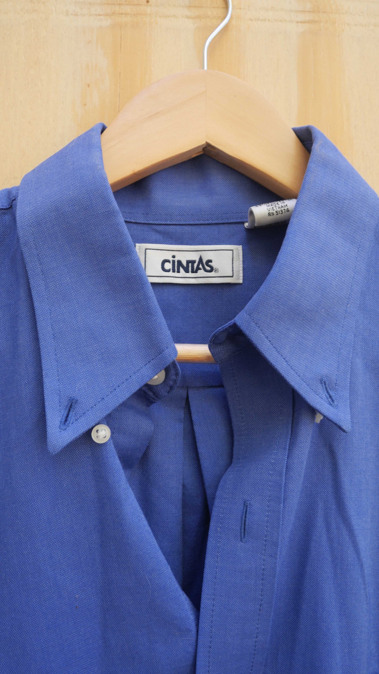 1990s Cropped Work Shirt | L