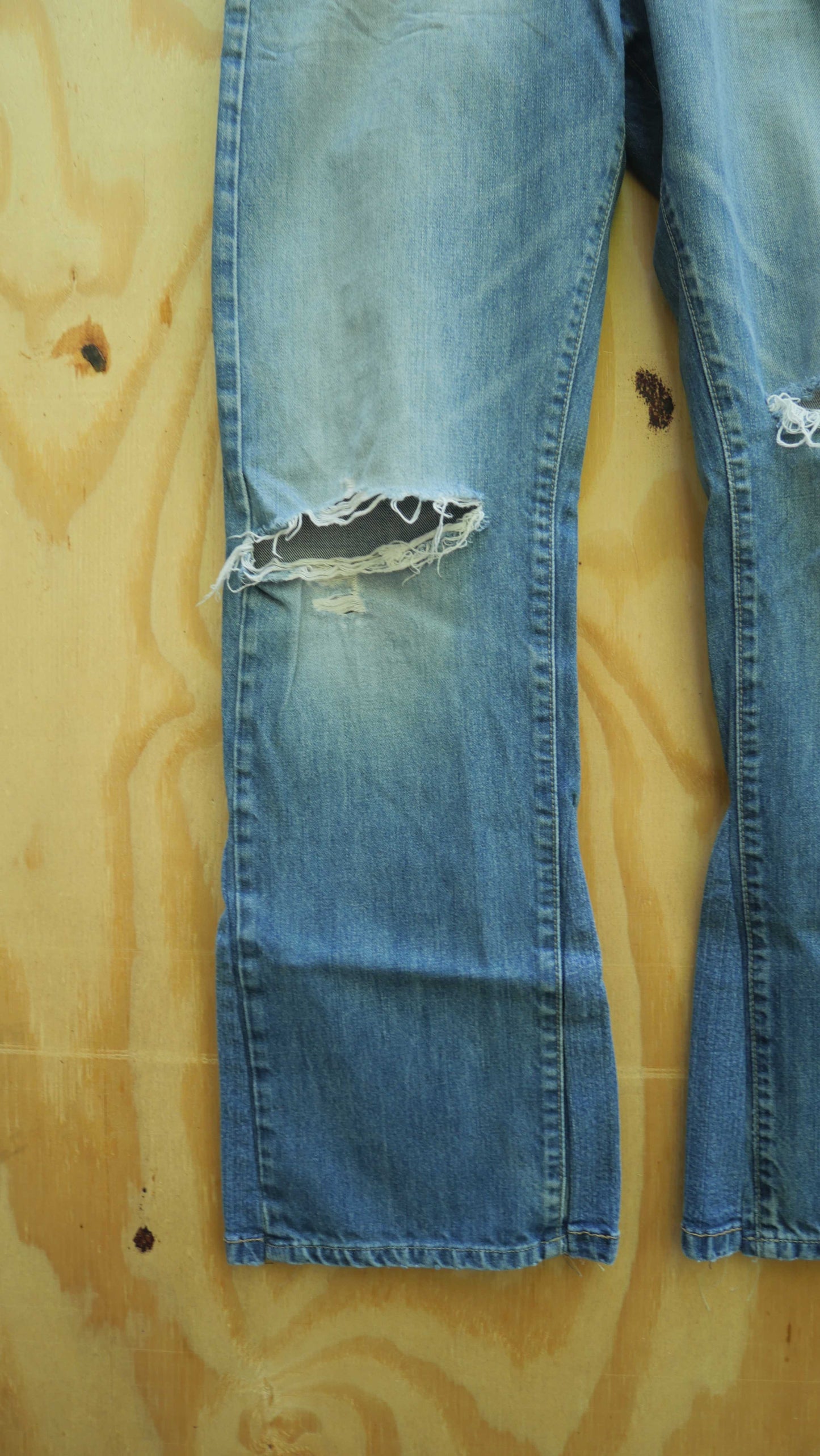 Flared Denim Mockup | 32