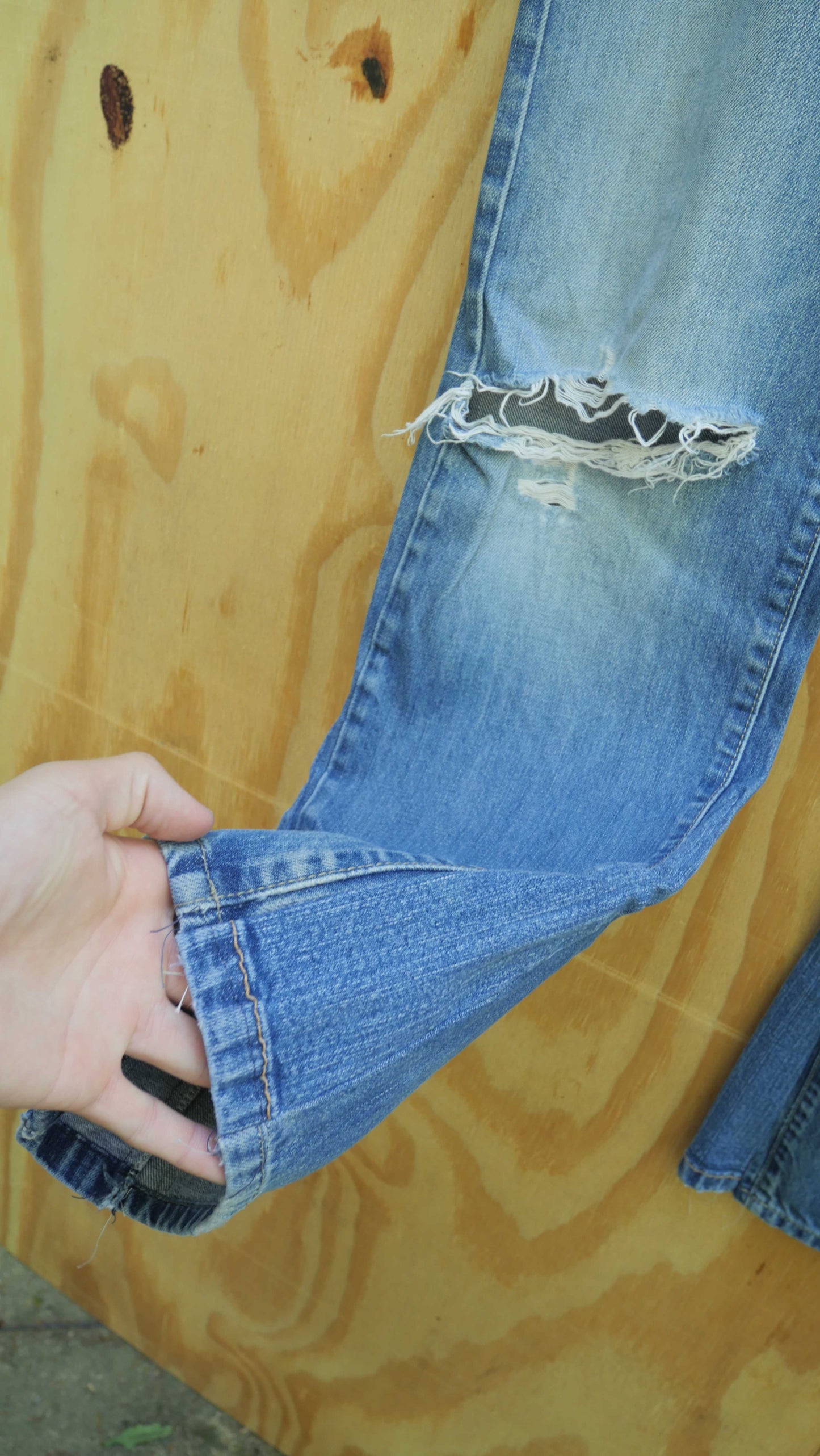 Flared Denim Mockup | 32