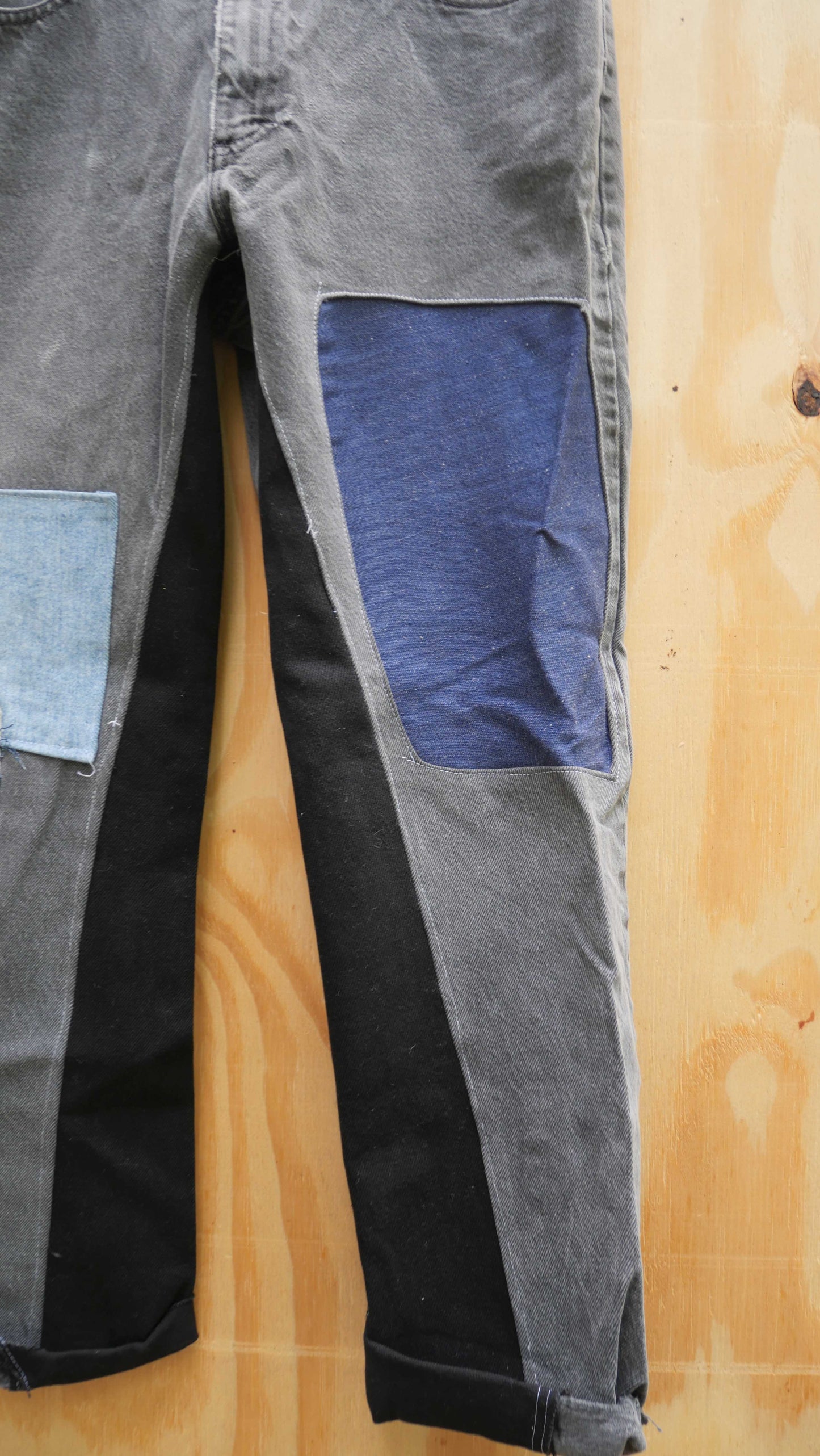 Flared Denim Mock Up | 32
