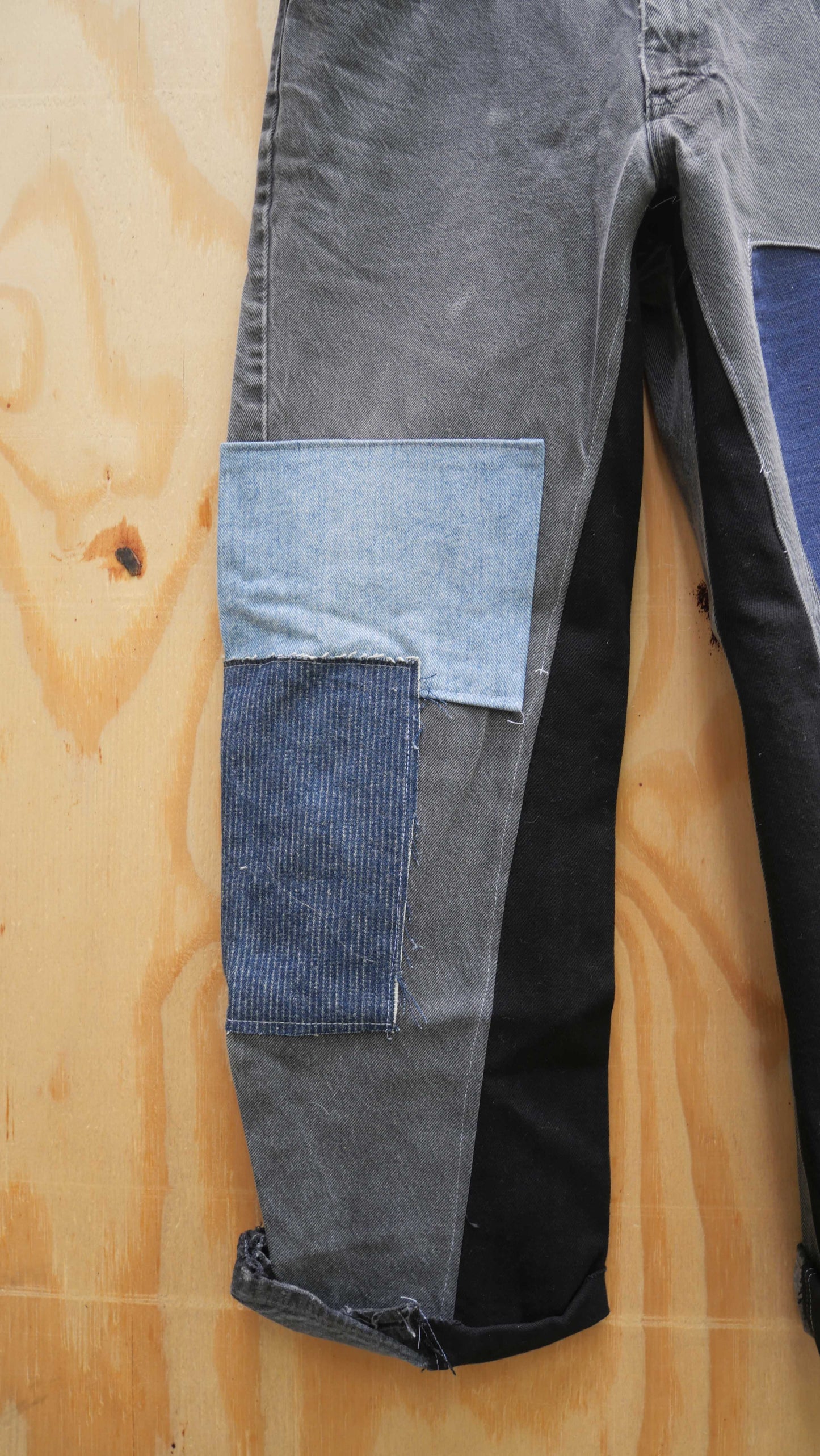 Flared Denim Mock Up | 32