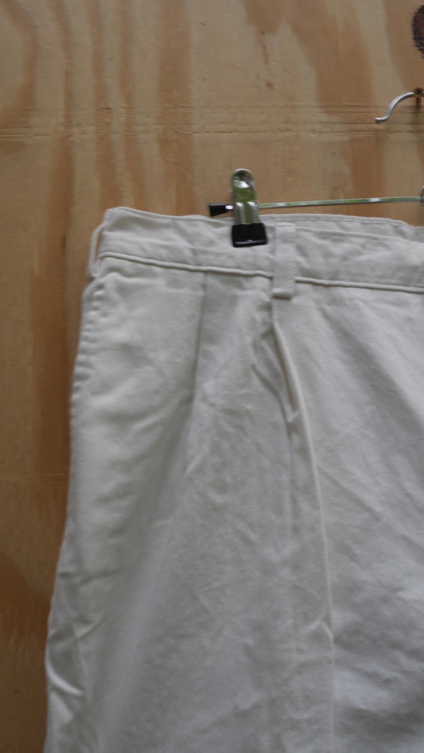 1990s Baggy White Chinos | 34