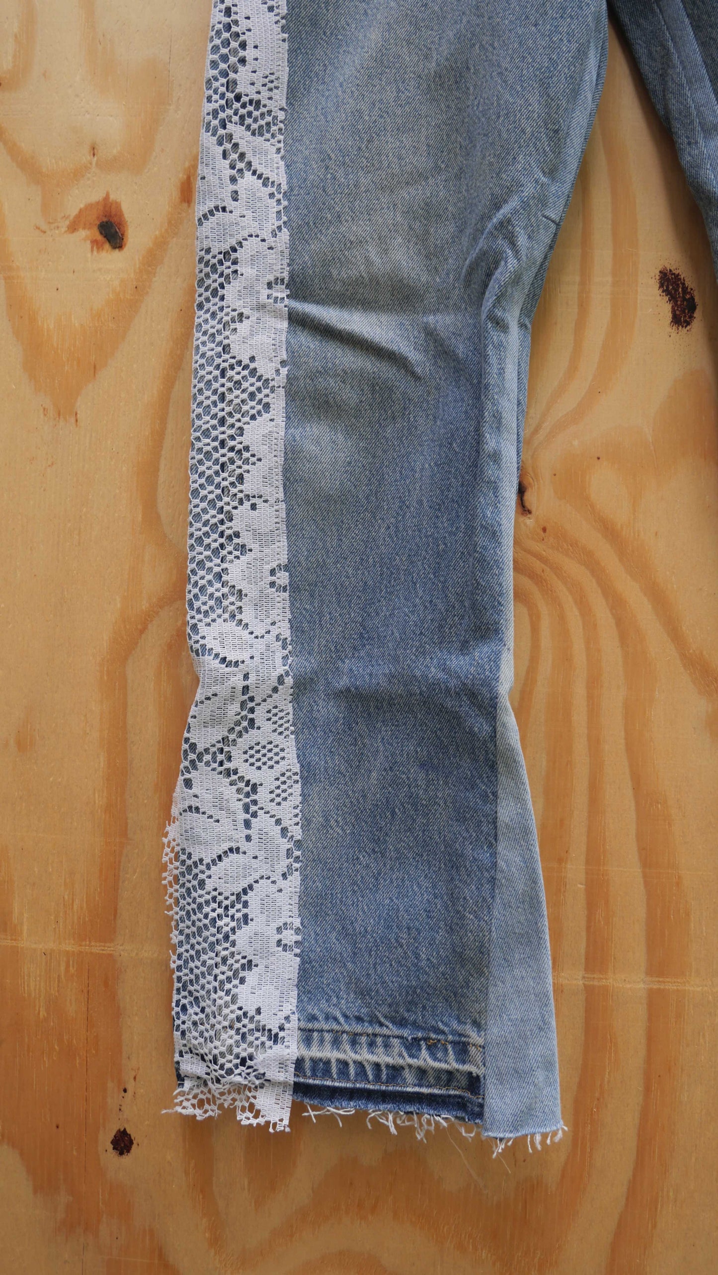 Flared Denim Mock Up | 32