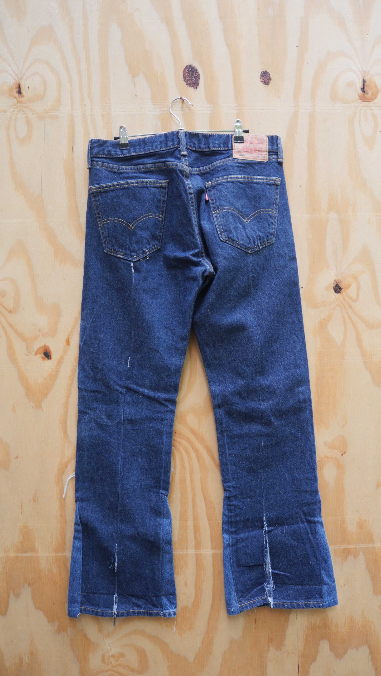 Flared Denim Patchwork Mock Up | 33