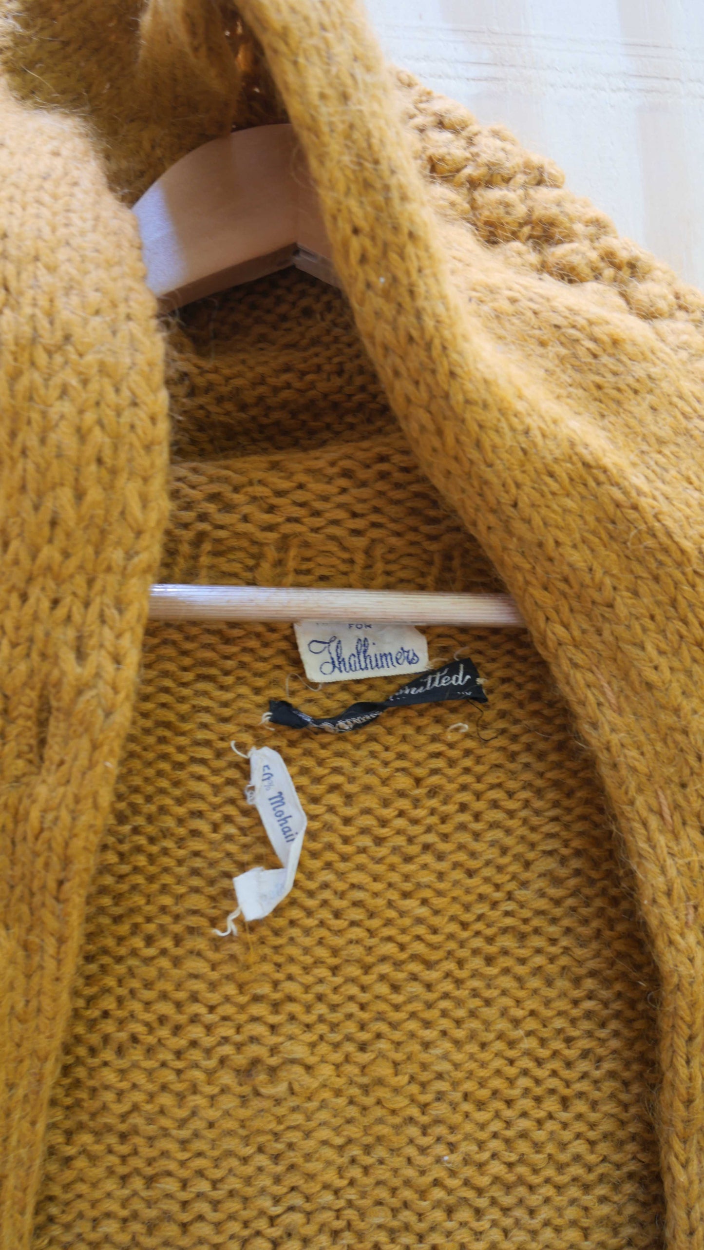 1970s Hooded Knit Sweater | M