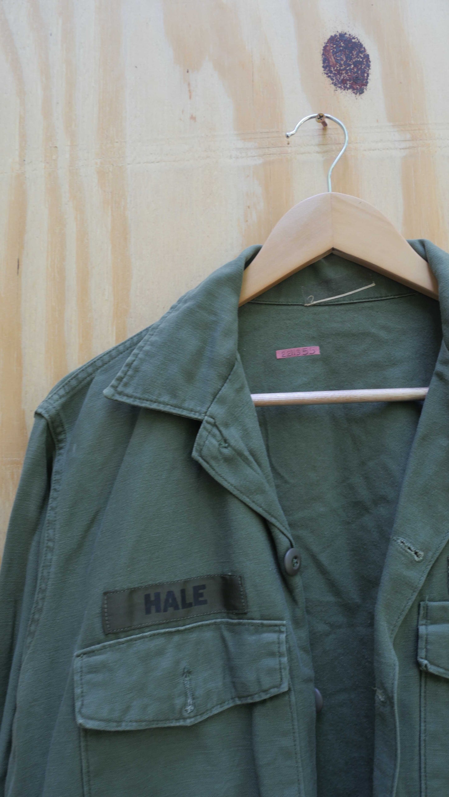 1980s Military Fatigue Shirt | L