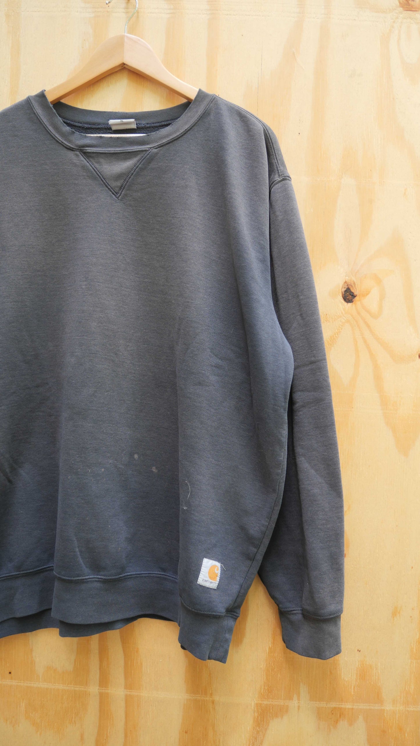 1990s Faded Carhartt Crewneck | XL