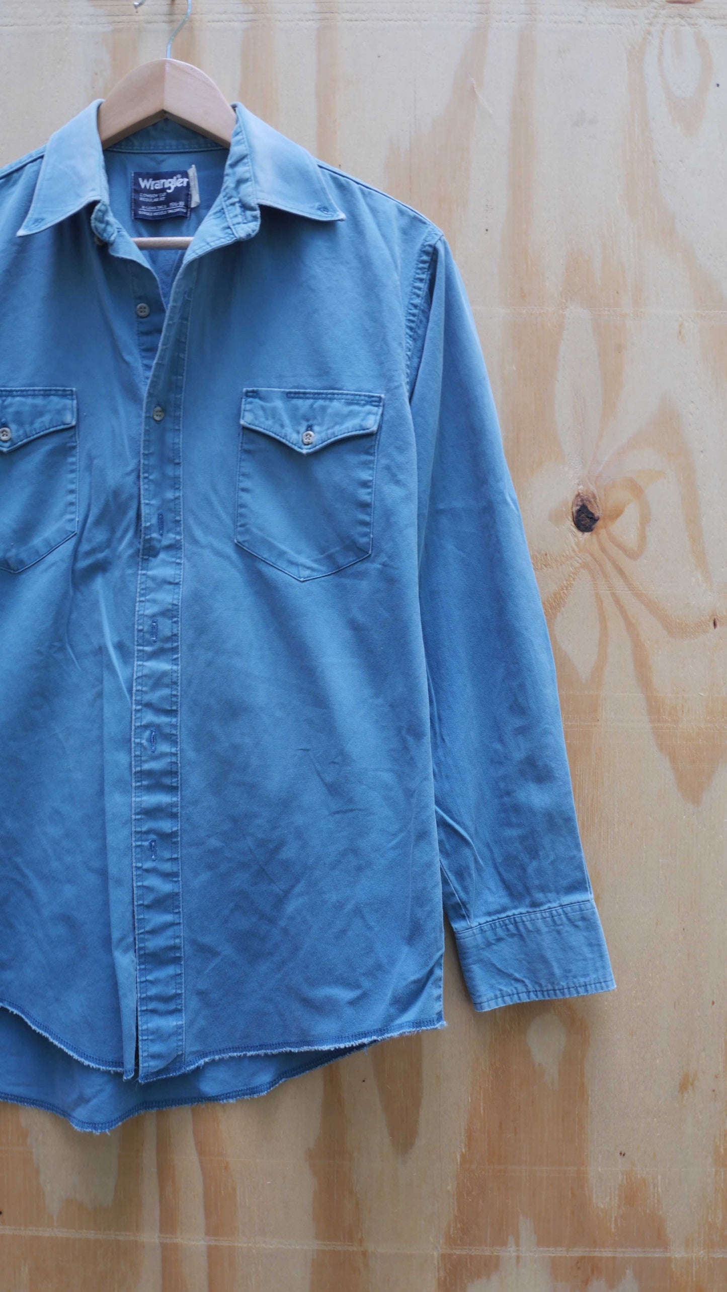 1990s Canvas Wrangler Shirt | M