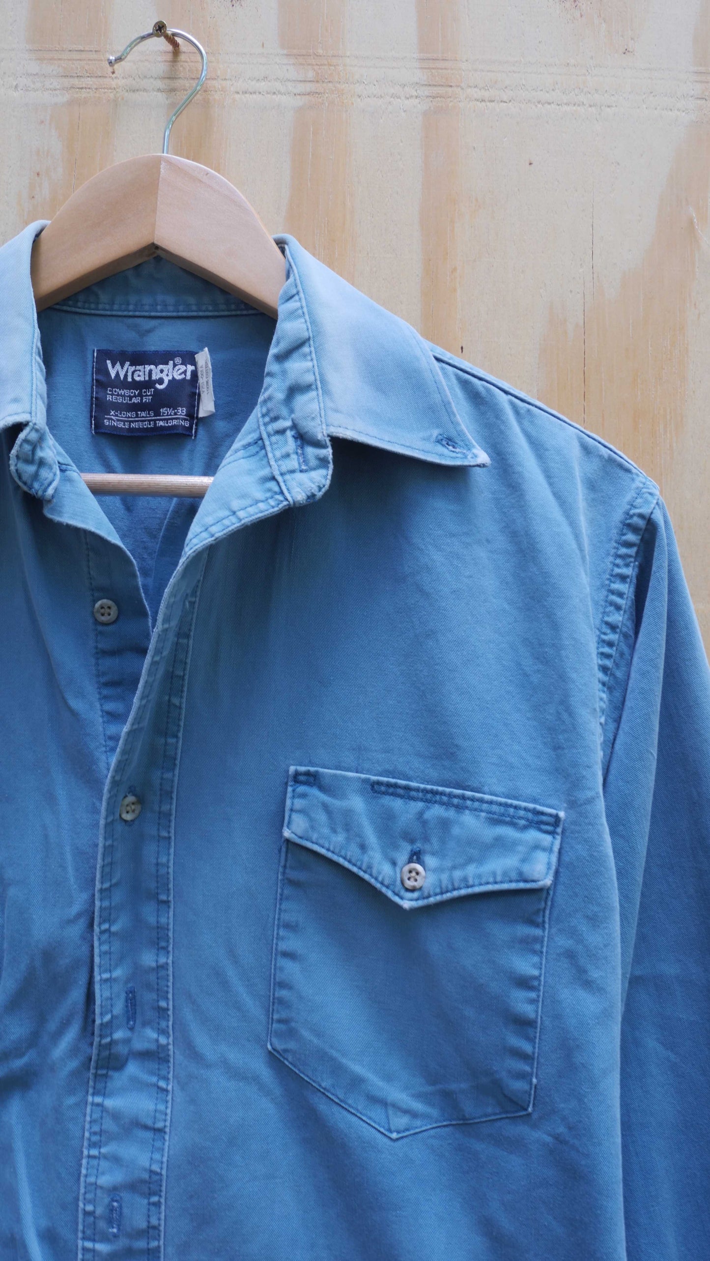 1990s Canvas Wrangler Shirt | M